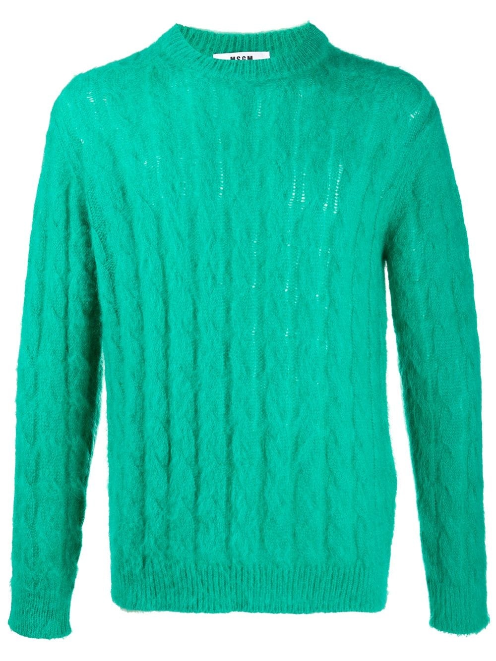 cable knit jumper - 1