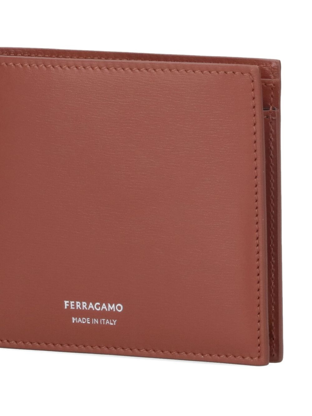 logo leather wallet - 4