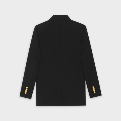 CELINE LONG JACKET IN DIAGONAL WOOL outlook