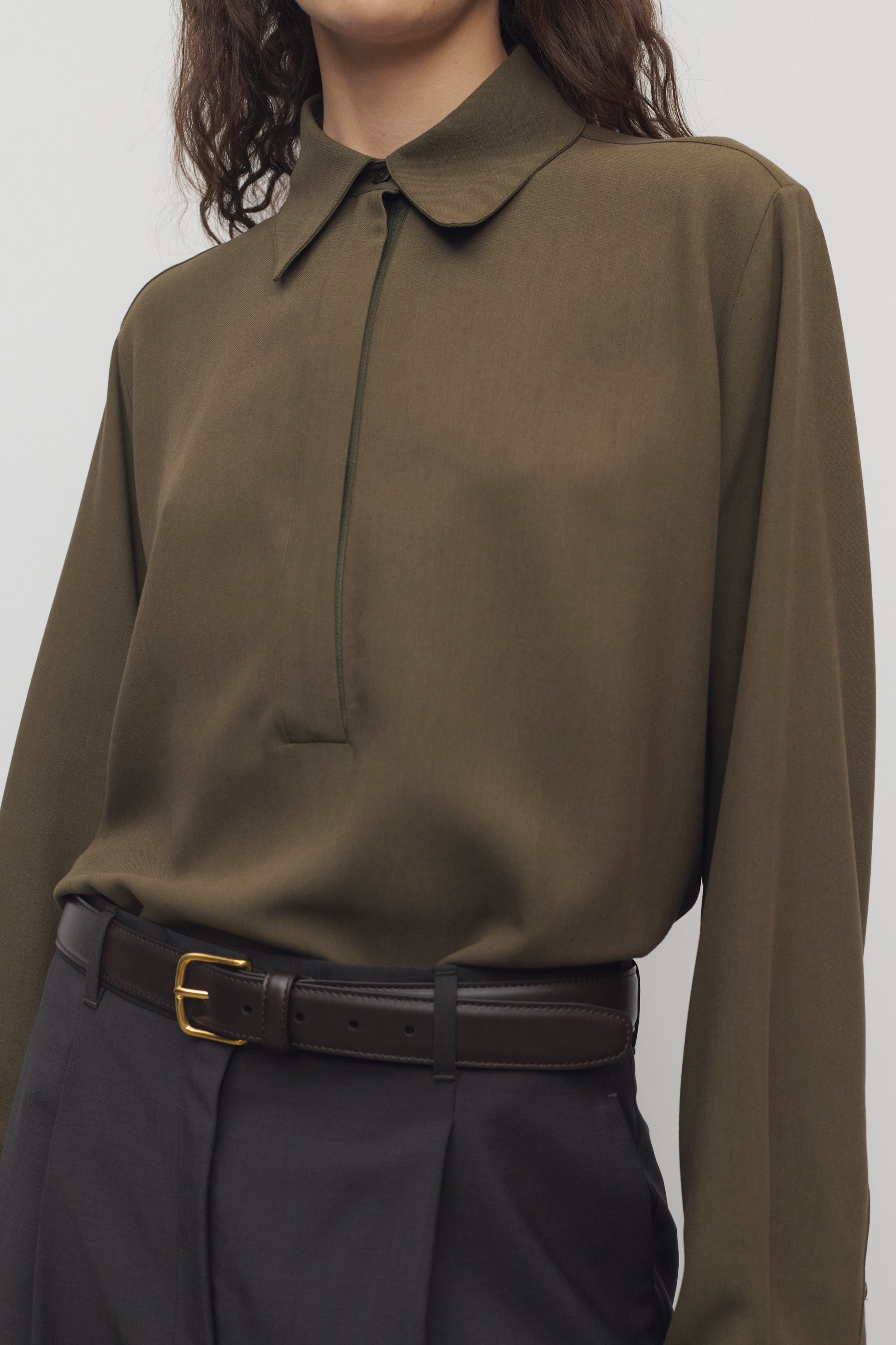 Jana Shirt in Viscose and Silk - 6