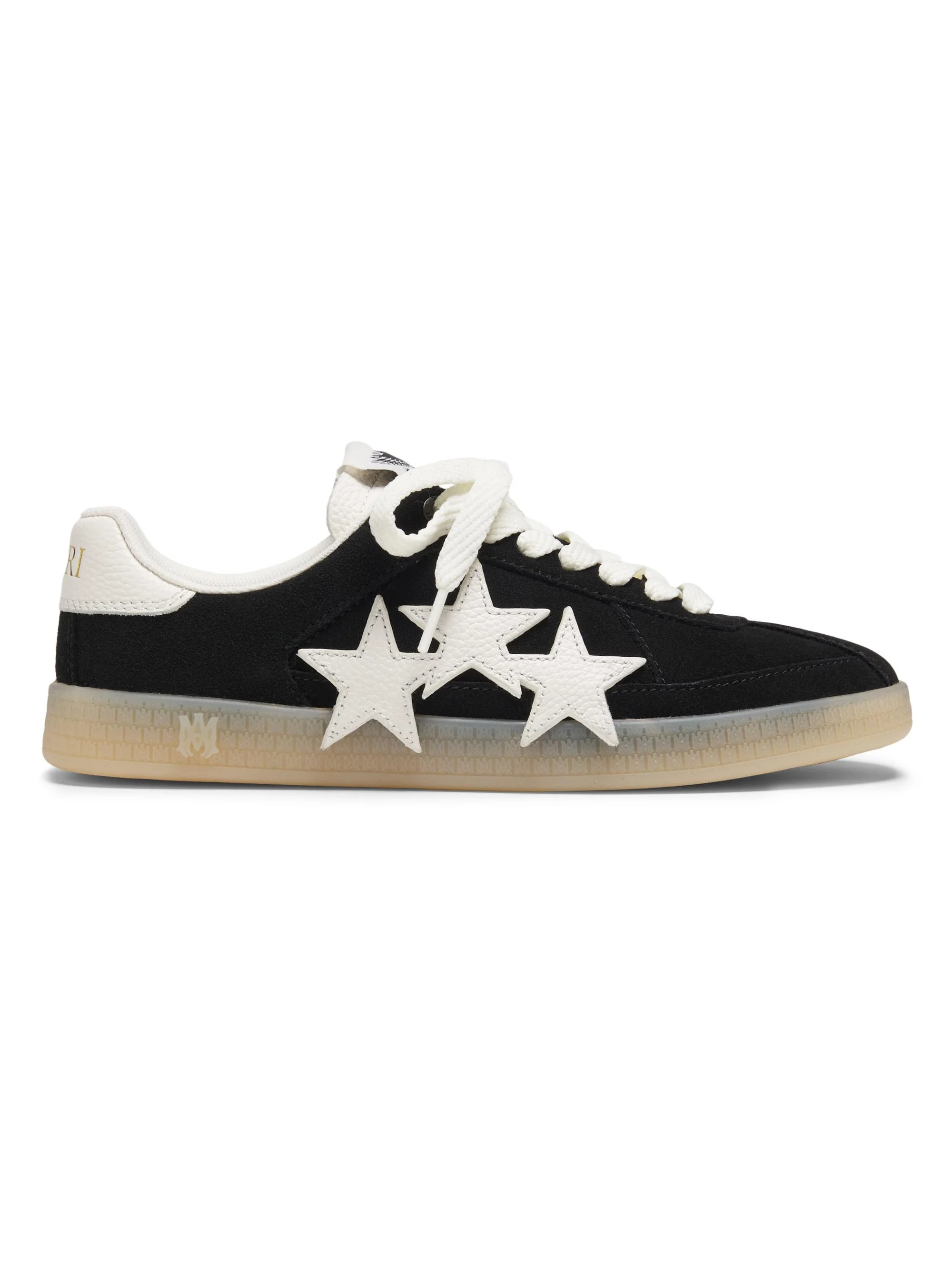 Women's Pacific Star Leather Low-Top Sneakers - Black - 1