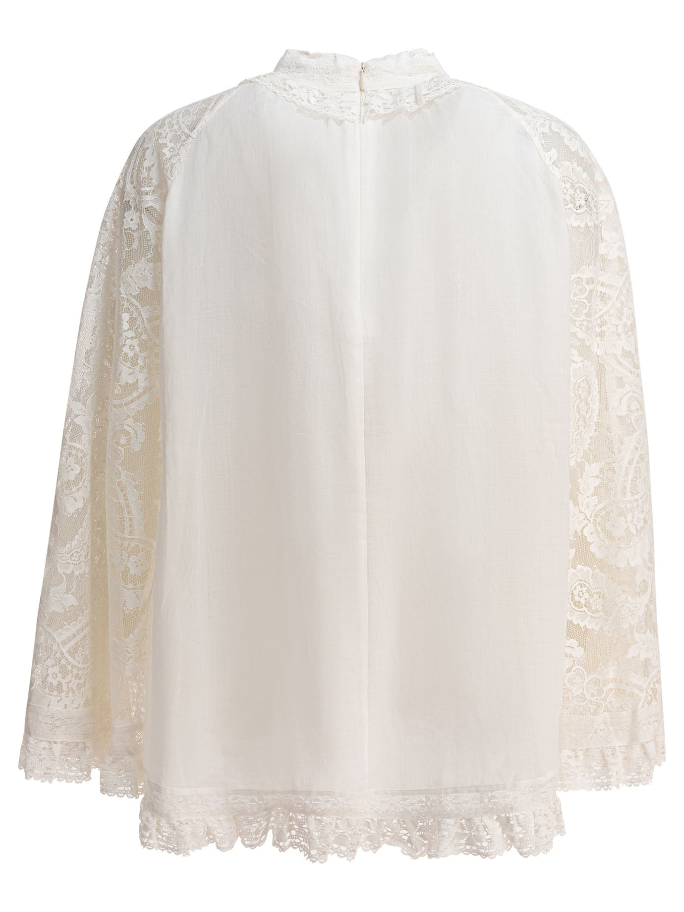 Zimmermann Ascension Lace Yoke Tunic - 2