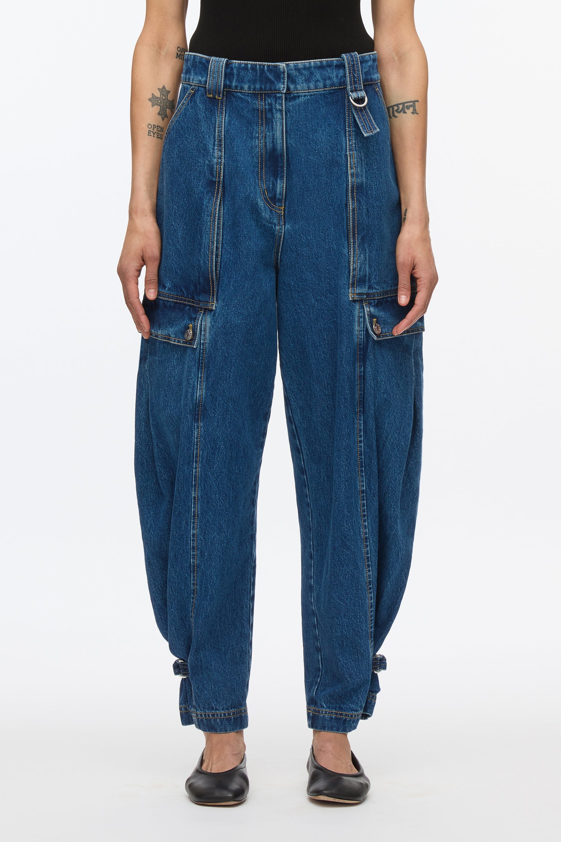 Denim Cargo Jean - 2
