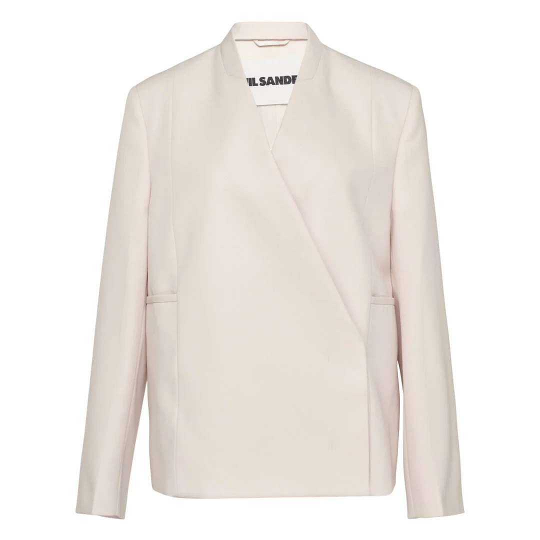 Sharp Wool Gabardine Jacket - 1