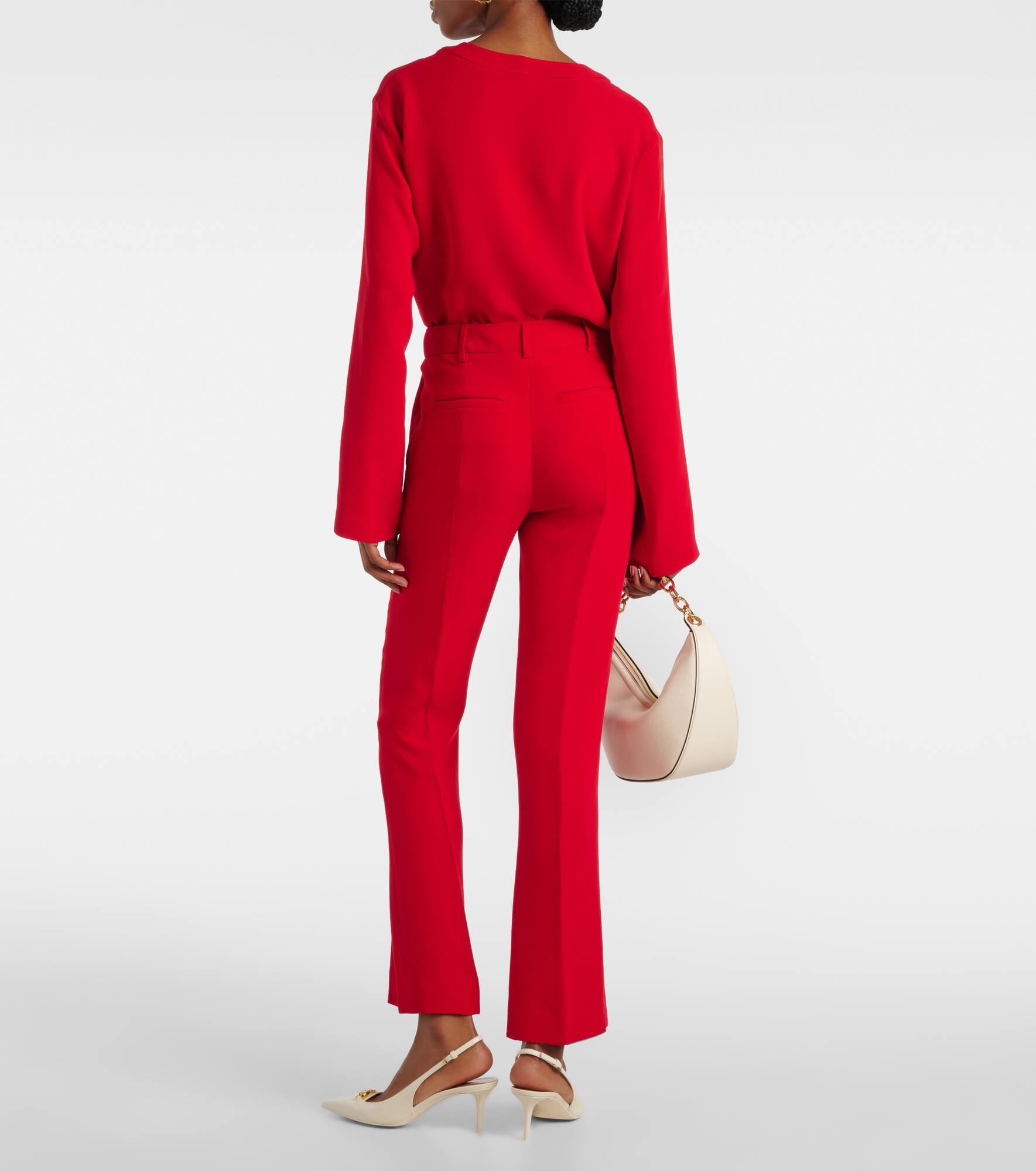 Cady Couture silk straight pants - 3