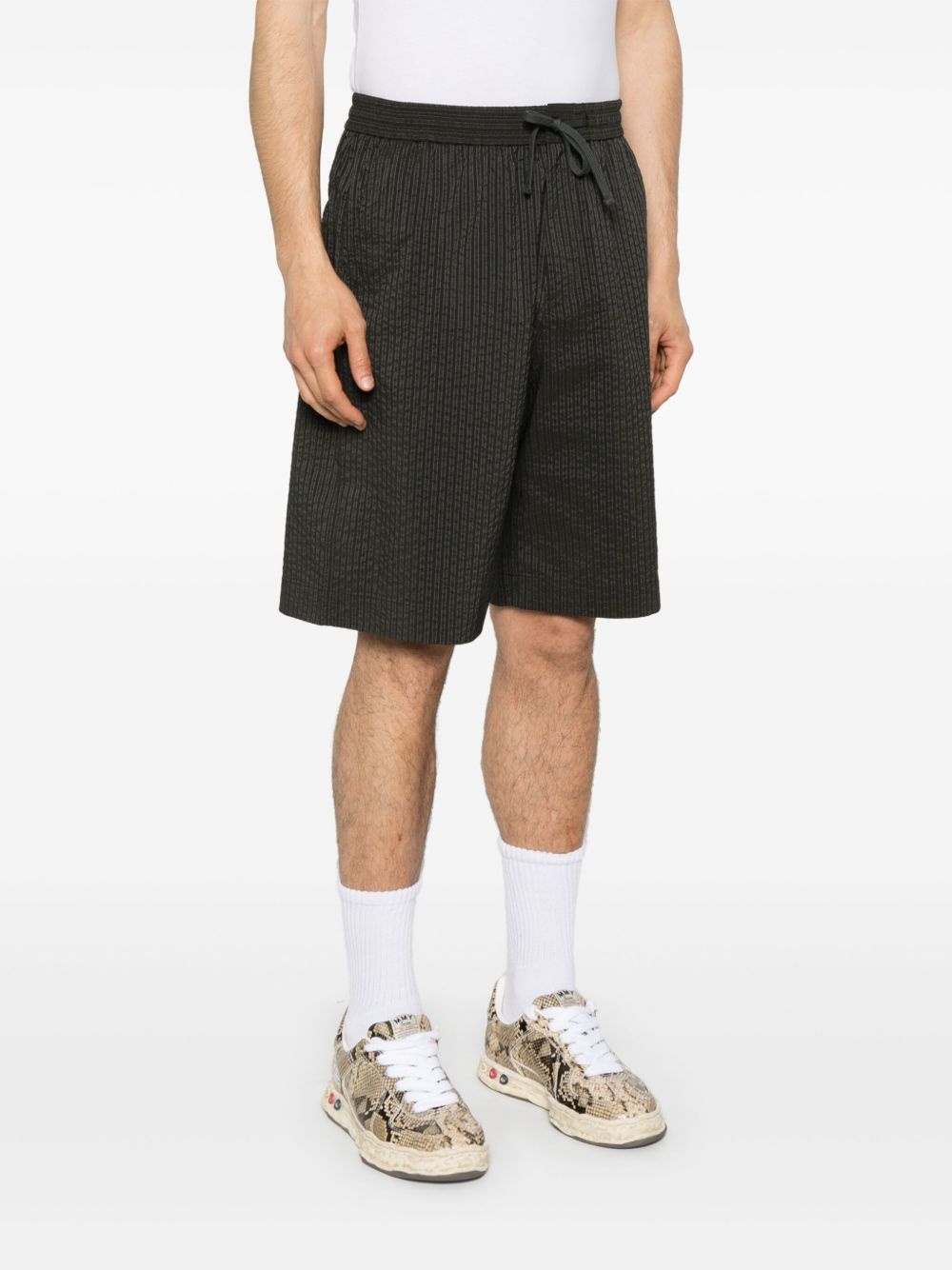 elasticated bermuda shorts - 3