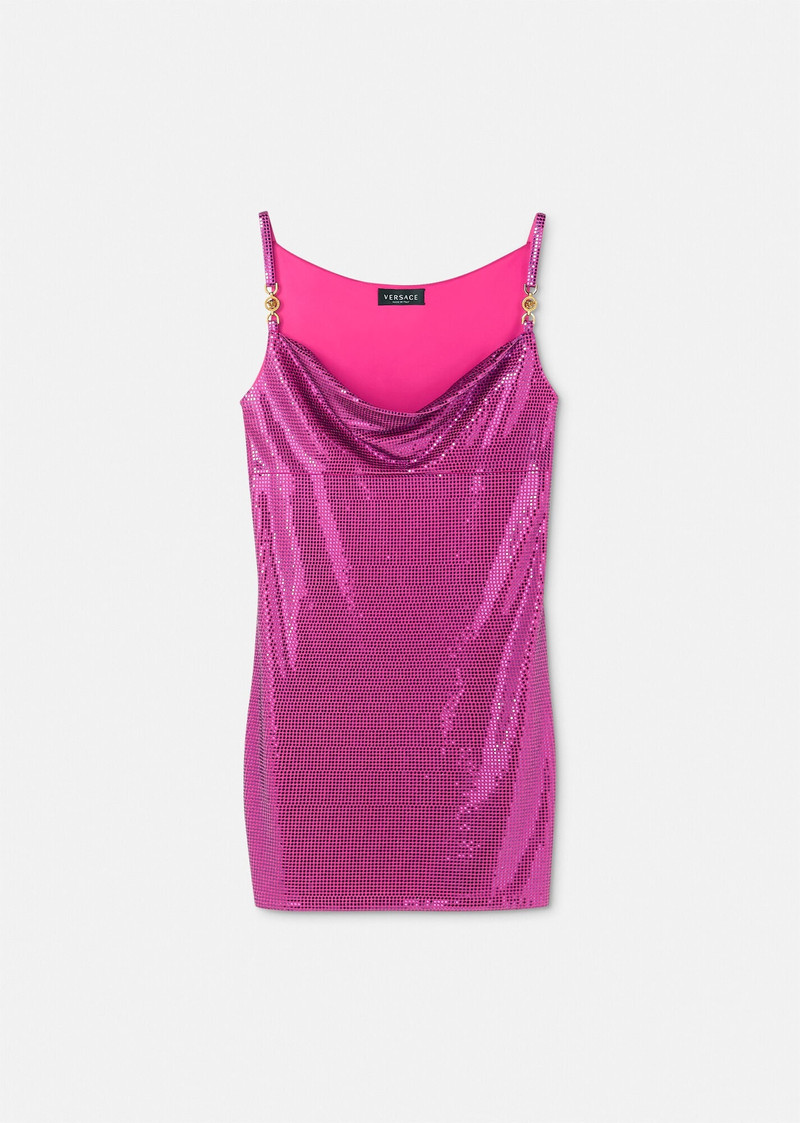 Medusa Metal Mesh Mini Dress 1