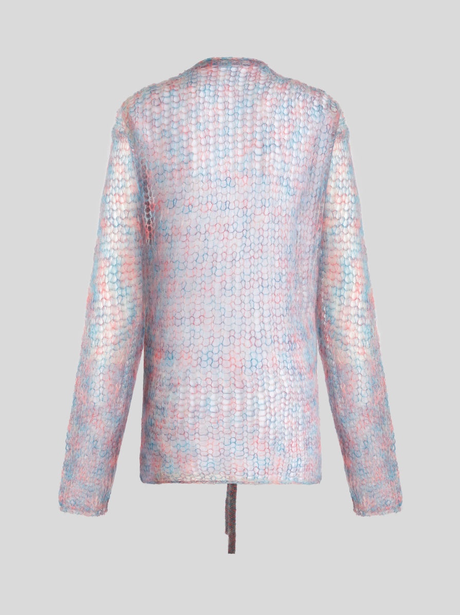 WOOL AND MOHAIR CARDIGAN - 6