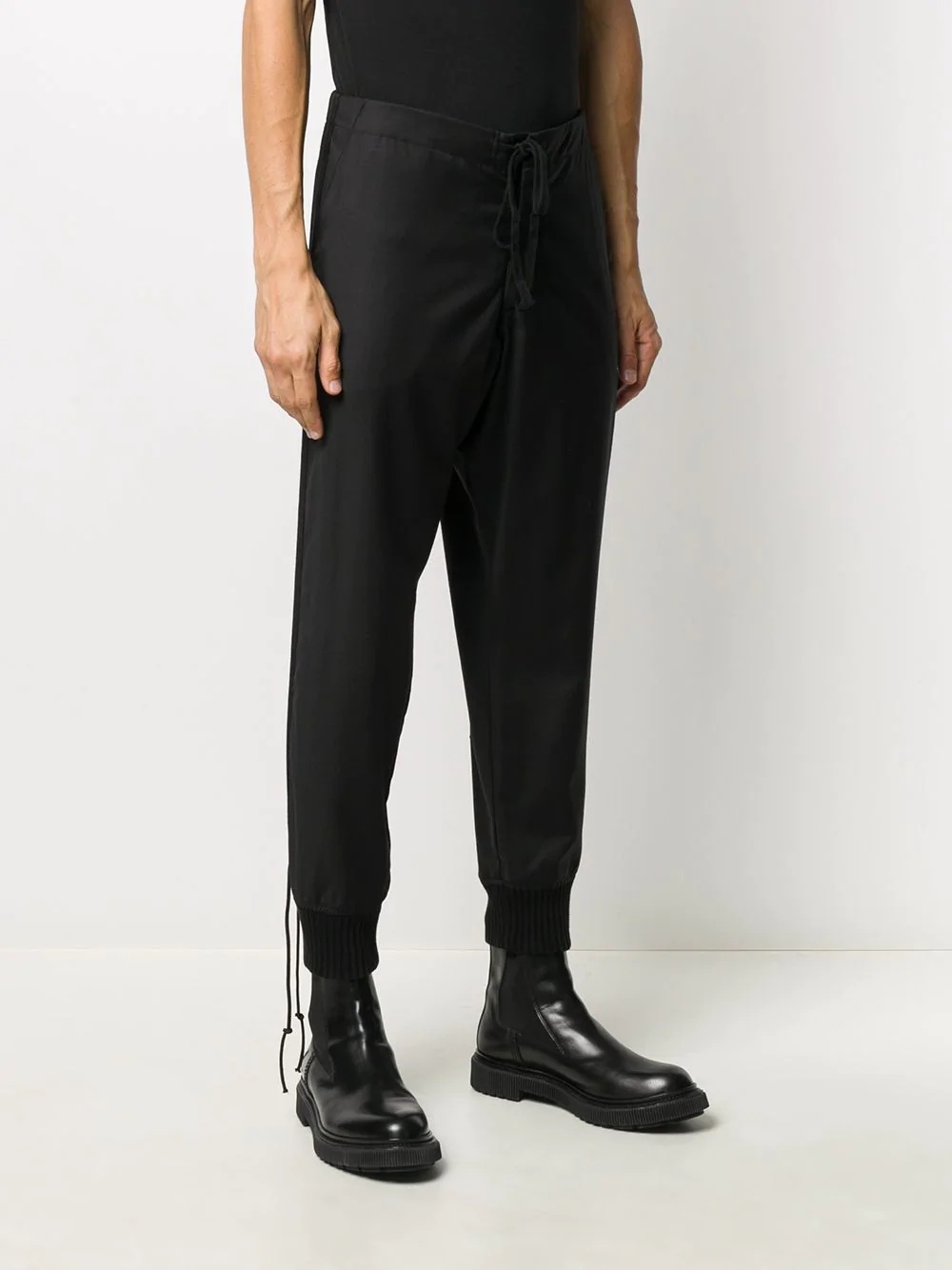 drawstring waist trousers - 3