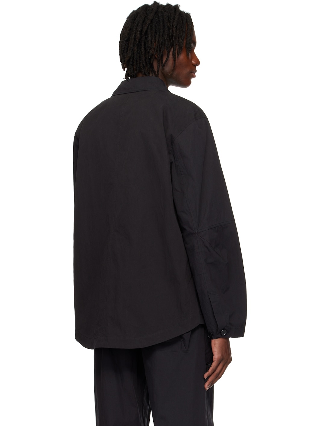 Black Bow Detail Workwear Blazer - 3