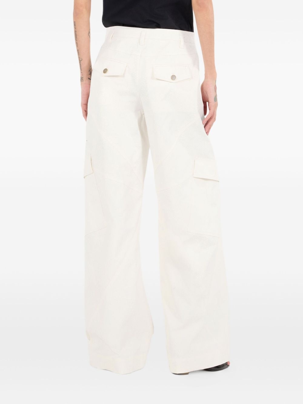 python-print cargo trousers - 4