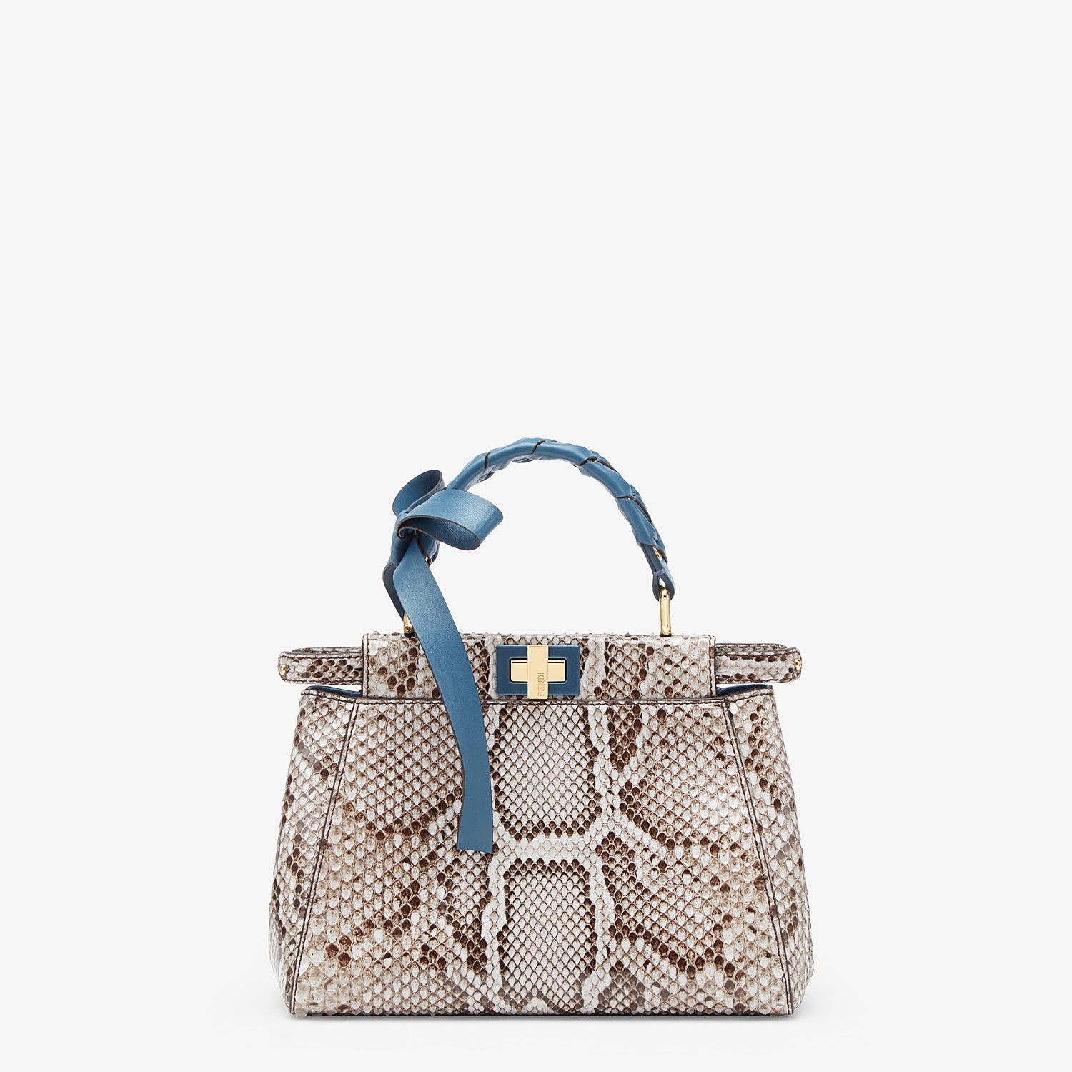 Gray python bag - 1