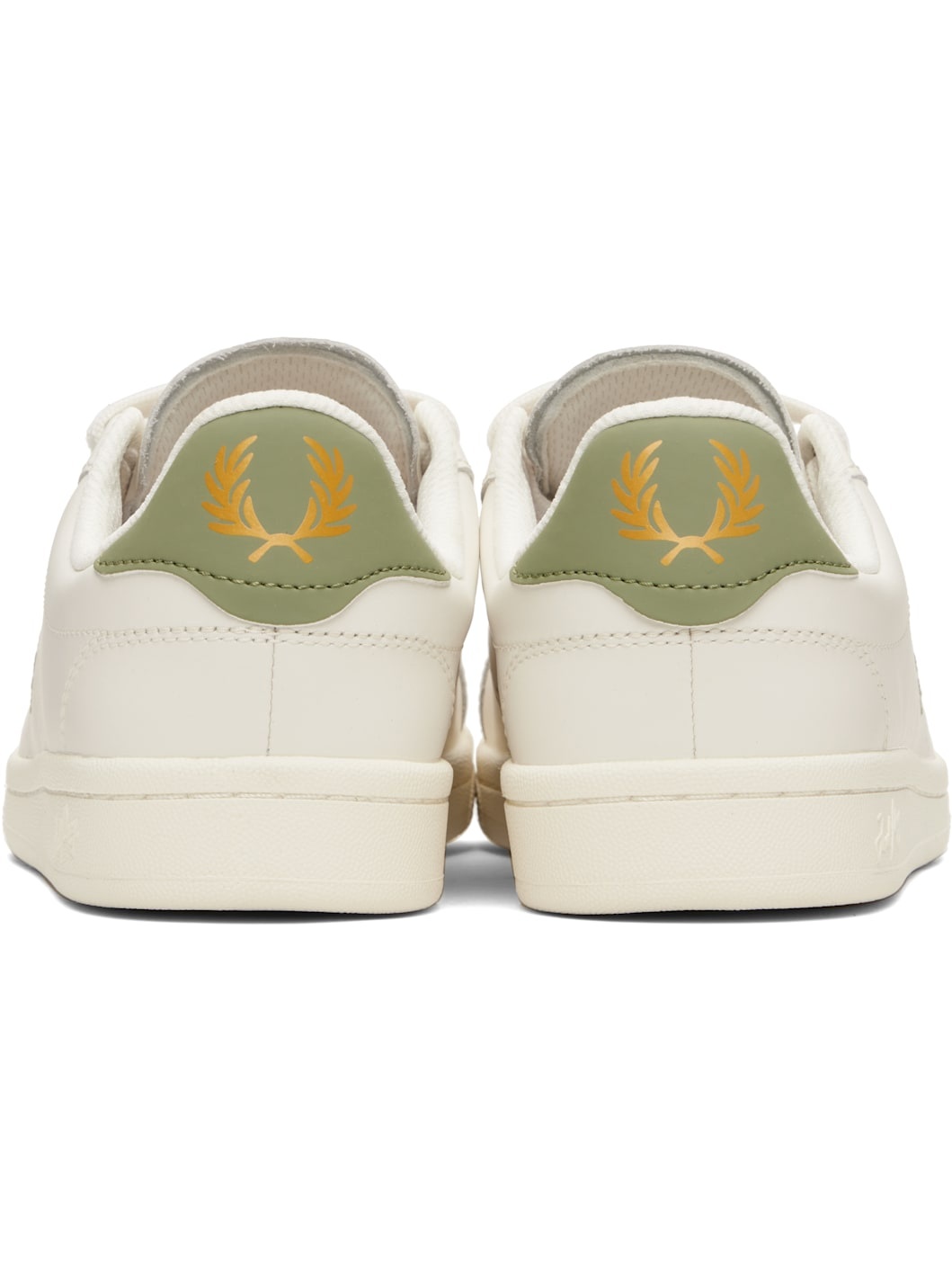 White B721 Leather Sneakers - 2