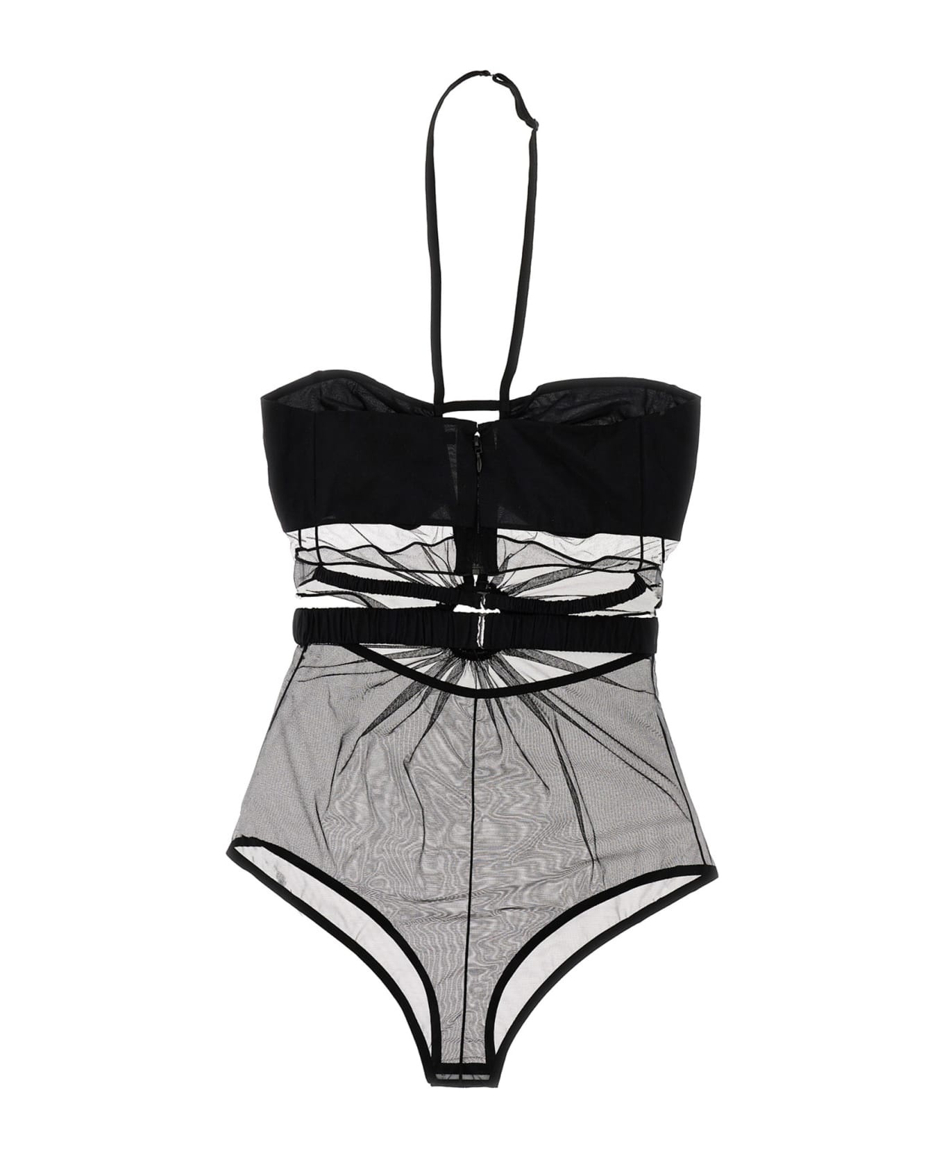 インナー・ルームウェアその他 Nensi Dojaka SS23 'Ring' bodysuit (NDSS23TOP039 BLACK) NENSI DOJAKA 'ring' Bodysuit | italist | REVERSIBLE