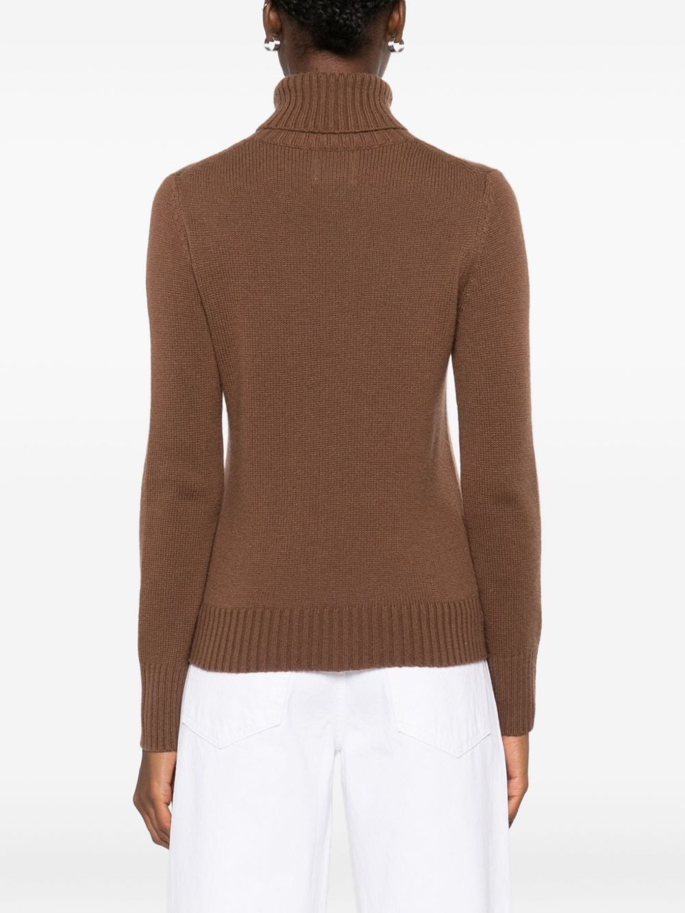 turtleneck wool sweater - 4