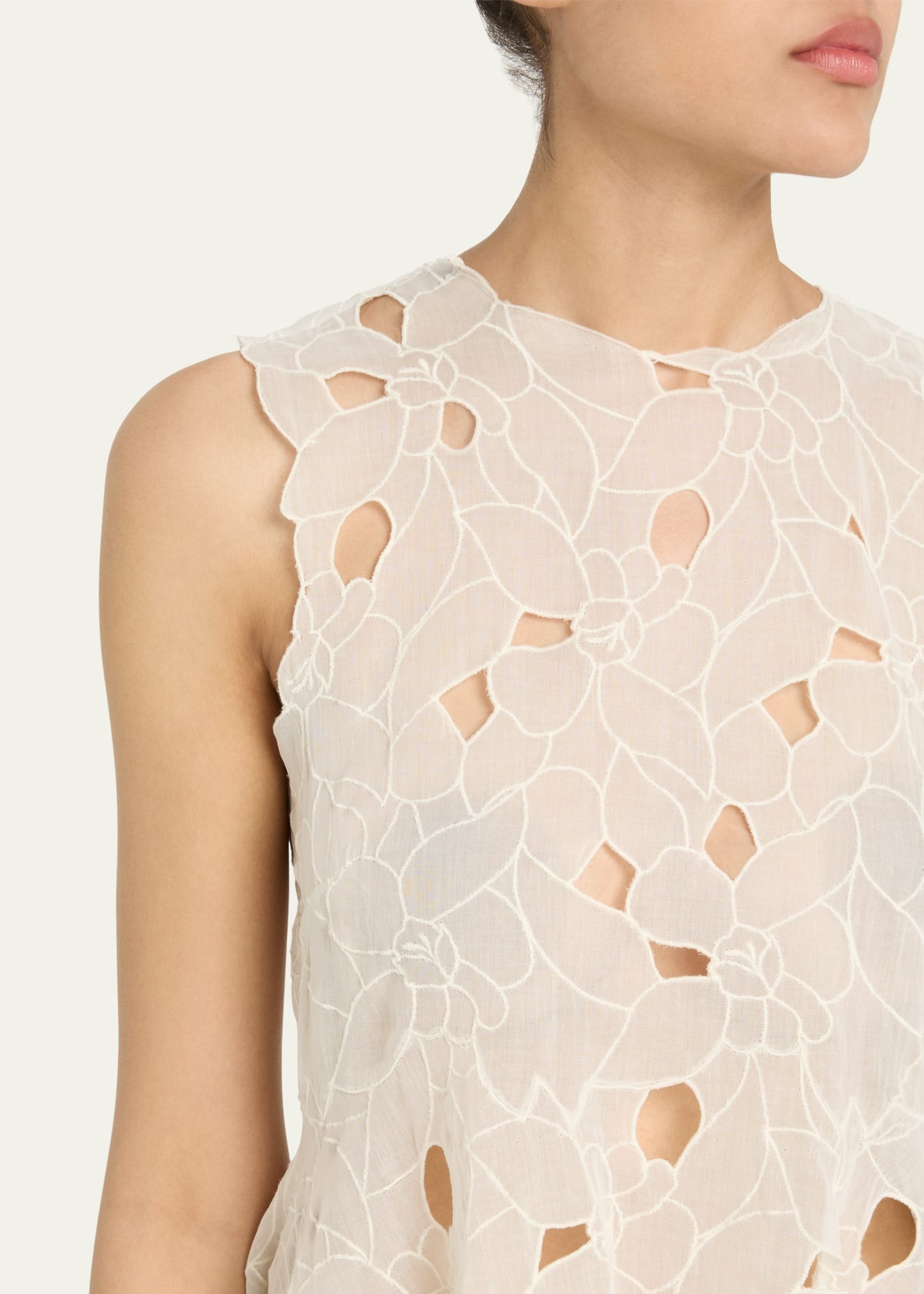 Ali Embroidered Sleeveless Top - 5