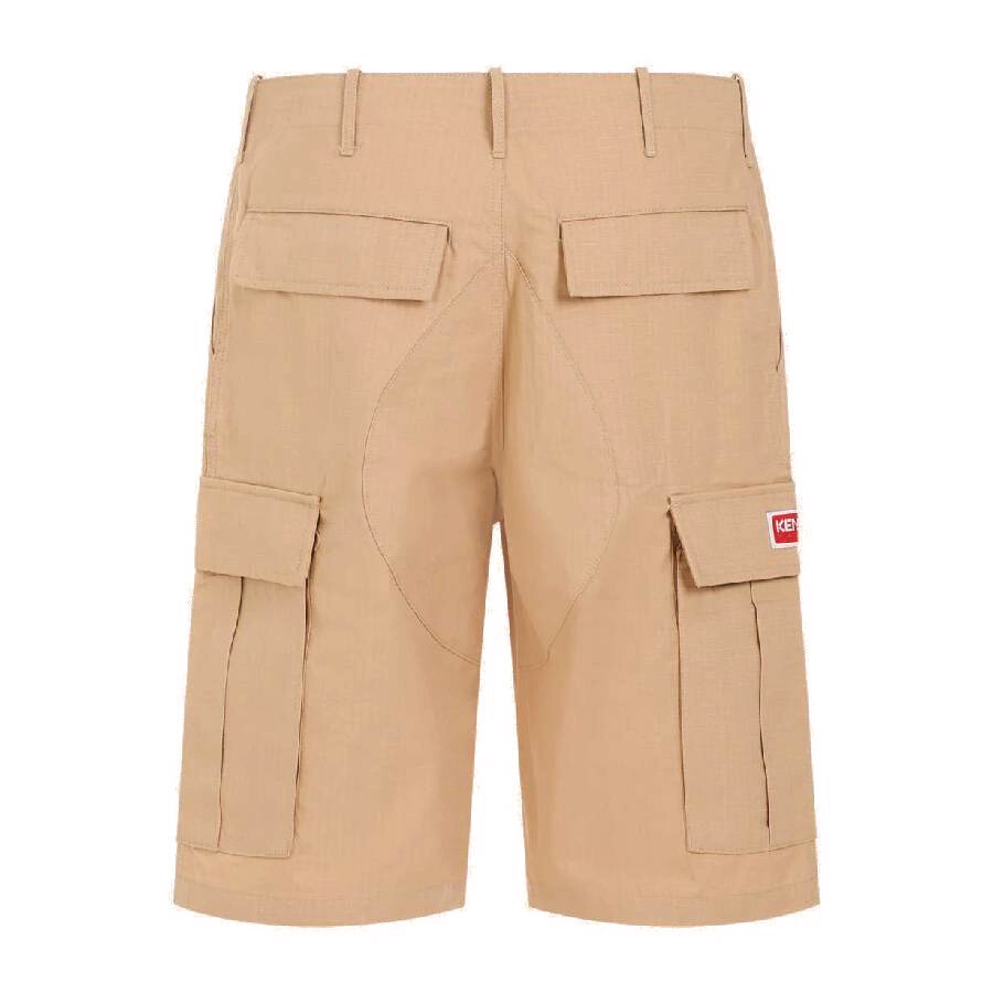 Kenzo Logo-Patch Cargo Shorts - 6