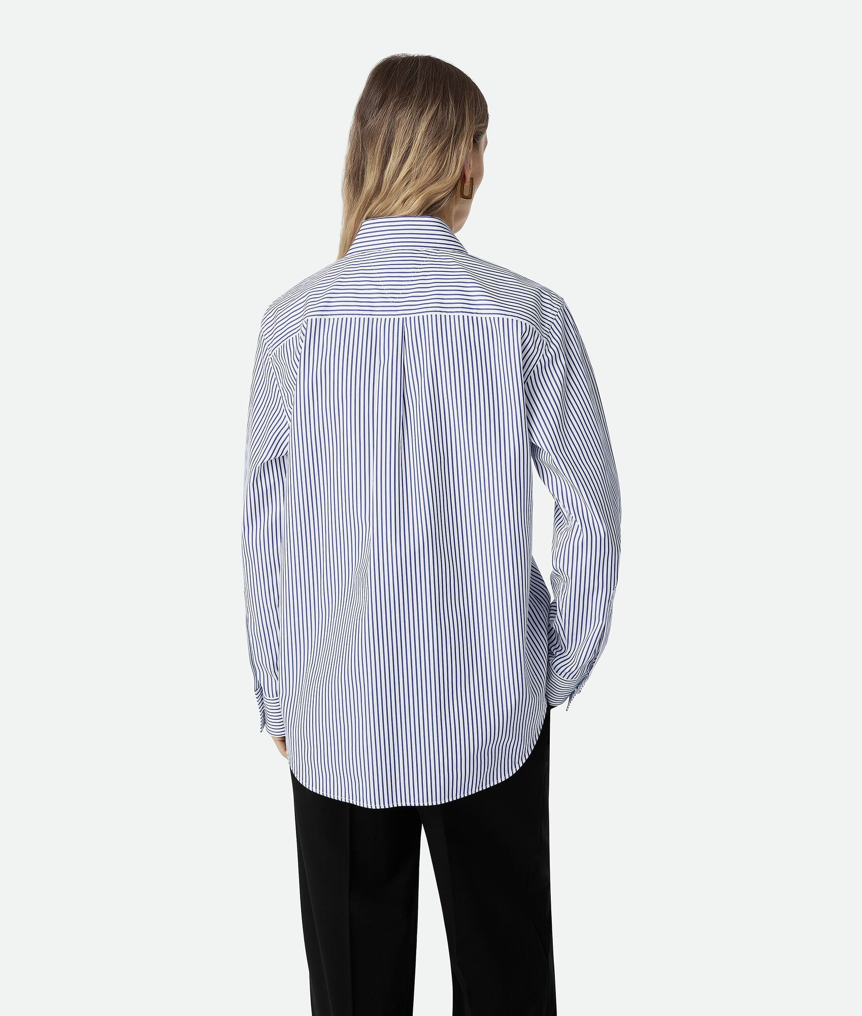 Pinstripe Cotton Poplin Shirt - 3