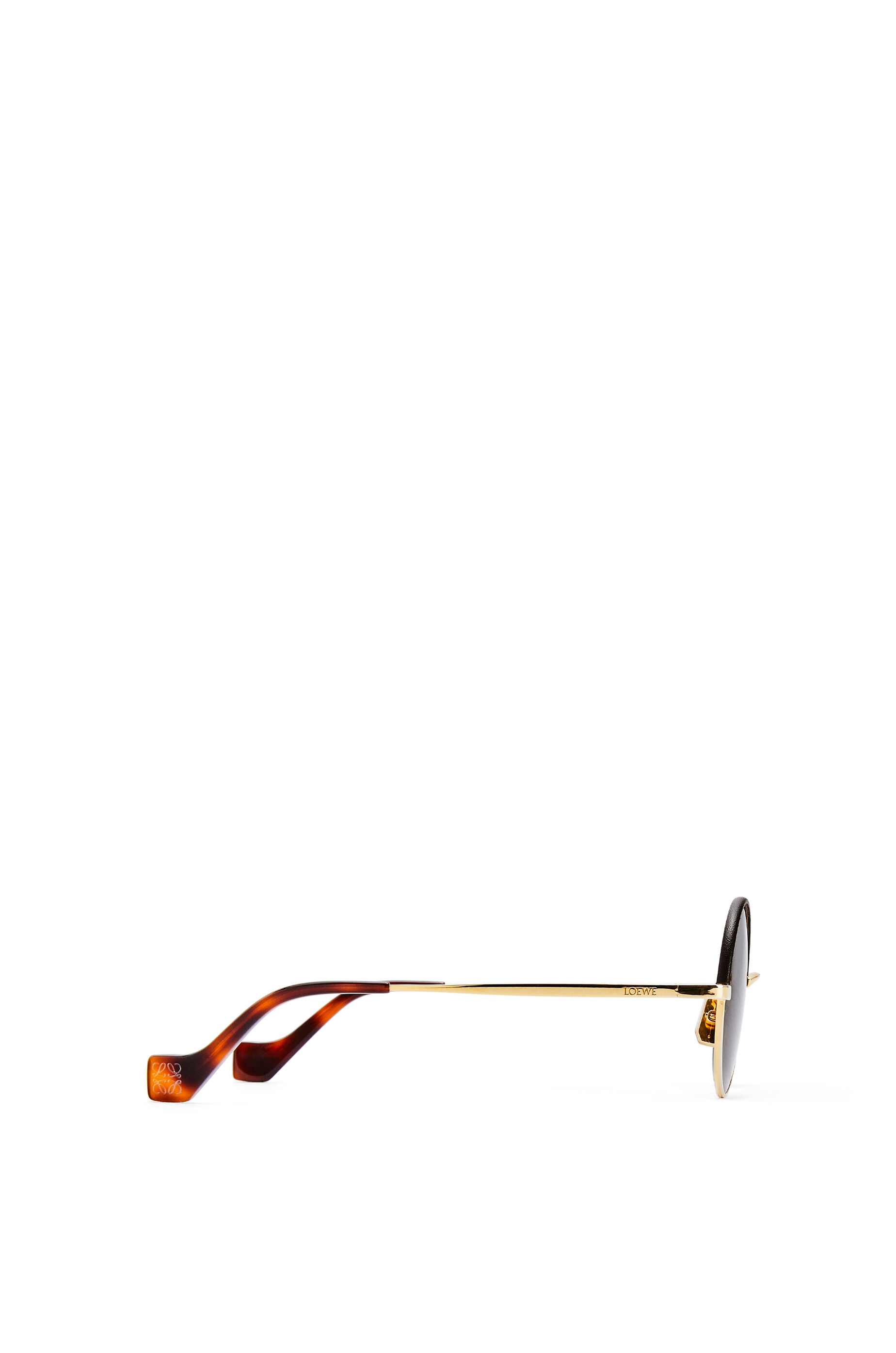 Small round sunglasses in metal - 3