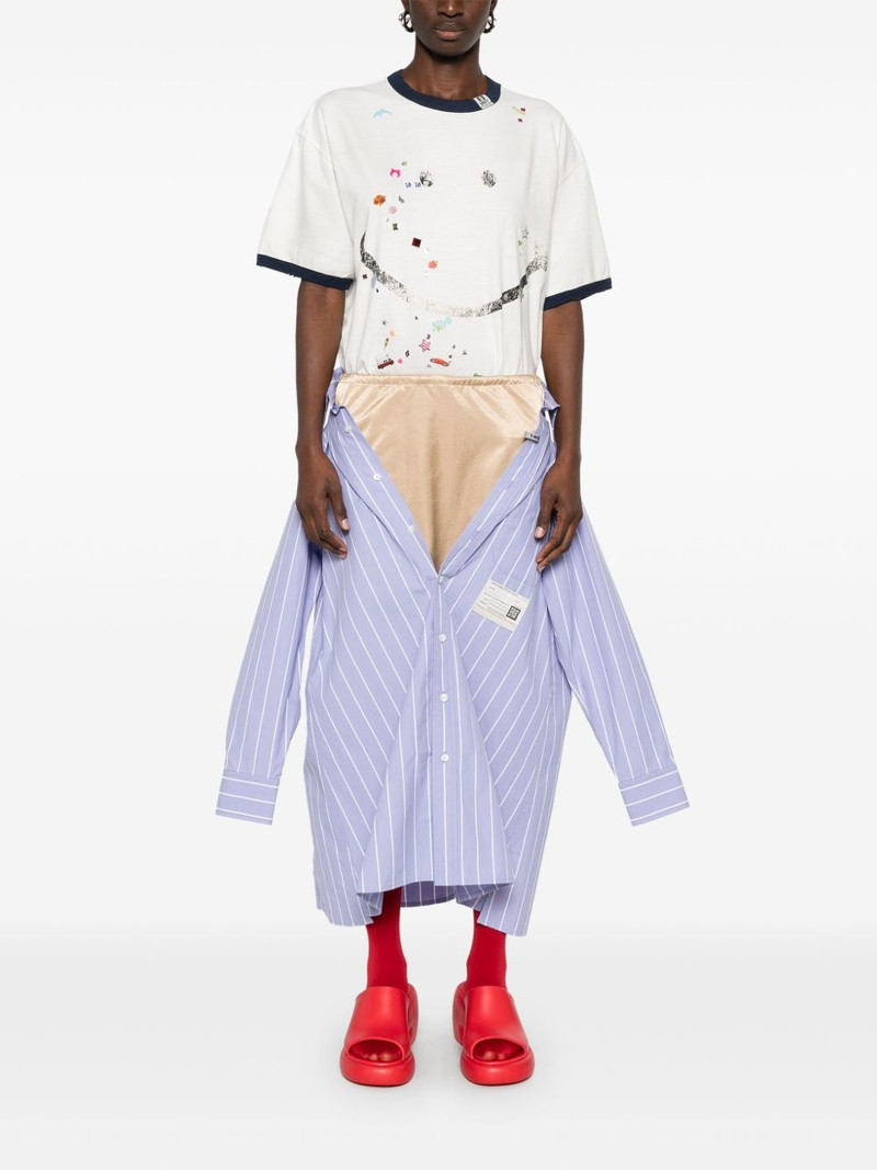 Maison MIHARAYASUHIRO smiley face-print T-shirt outlook