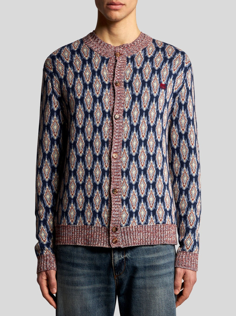 Etro COTTON AND WOOL CARDIGAN outlook