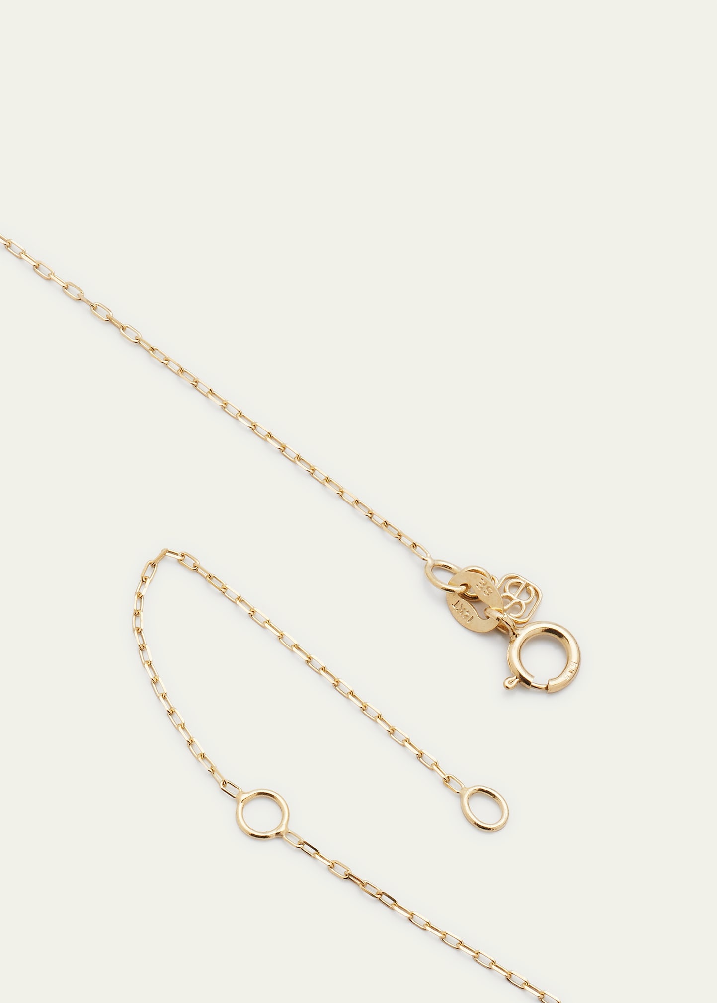 14K Yellow Gold Pure Love Script Necklace - 4