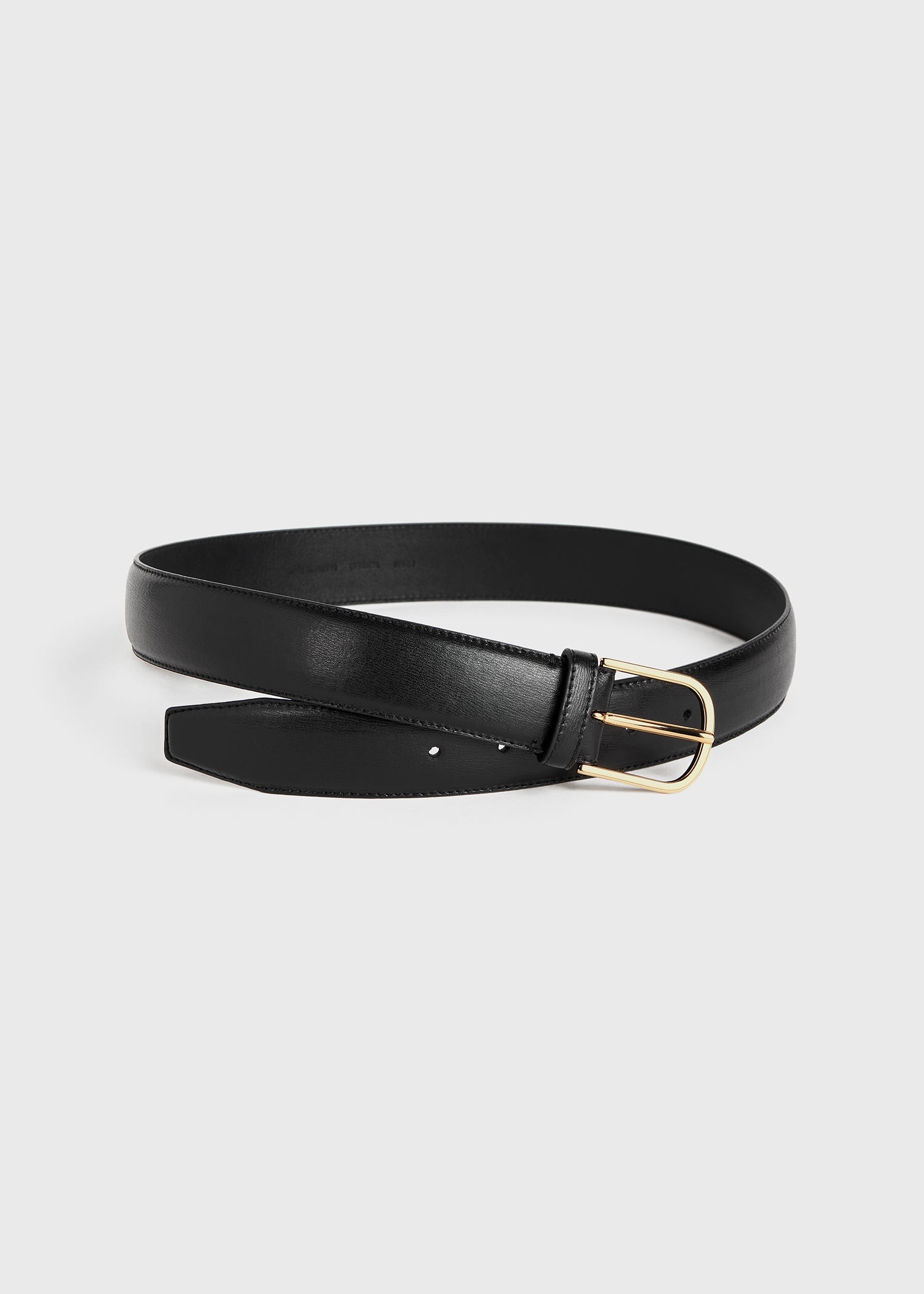 Wide trouser belt black - 4