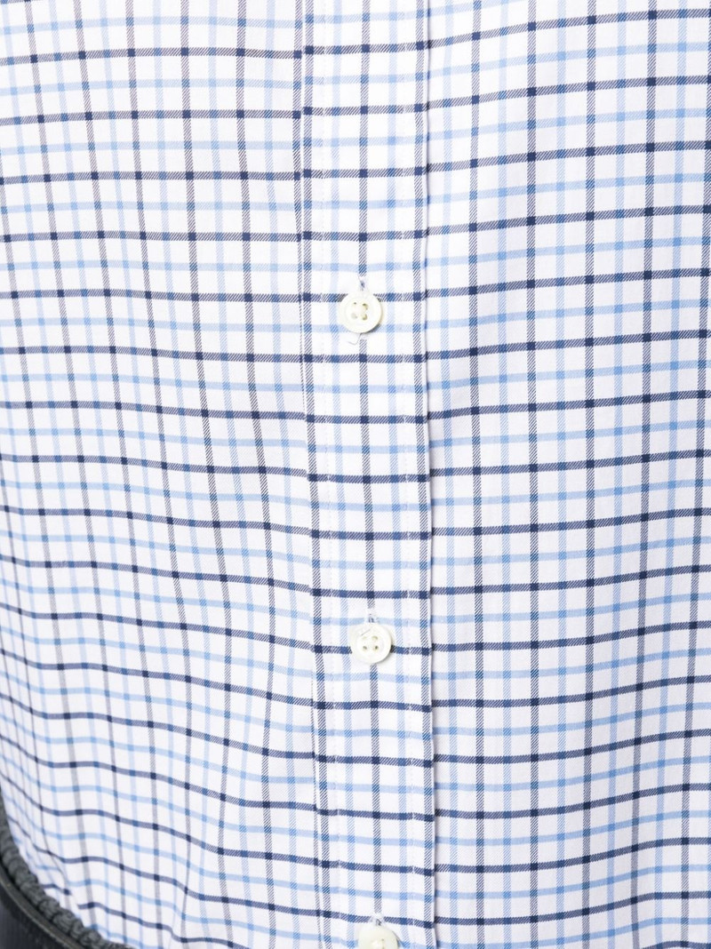 check-pattern cotton shirt 5