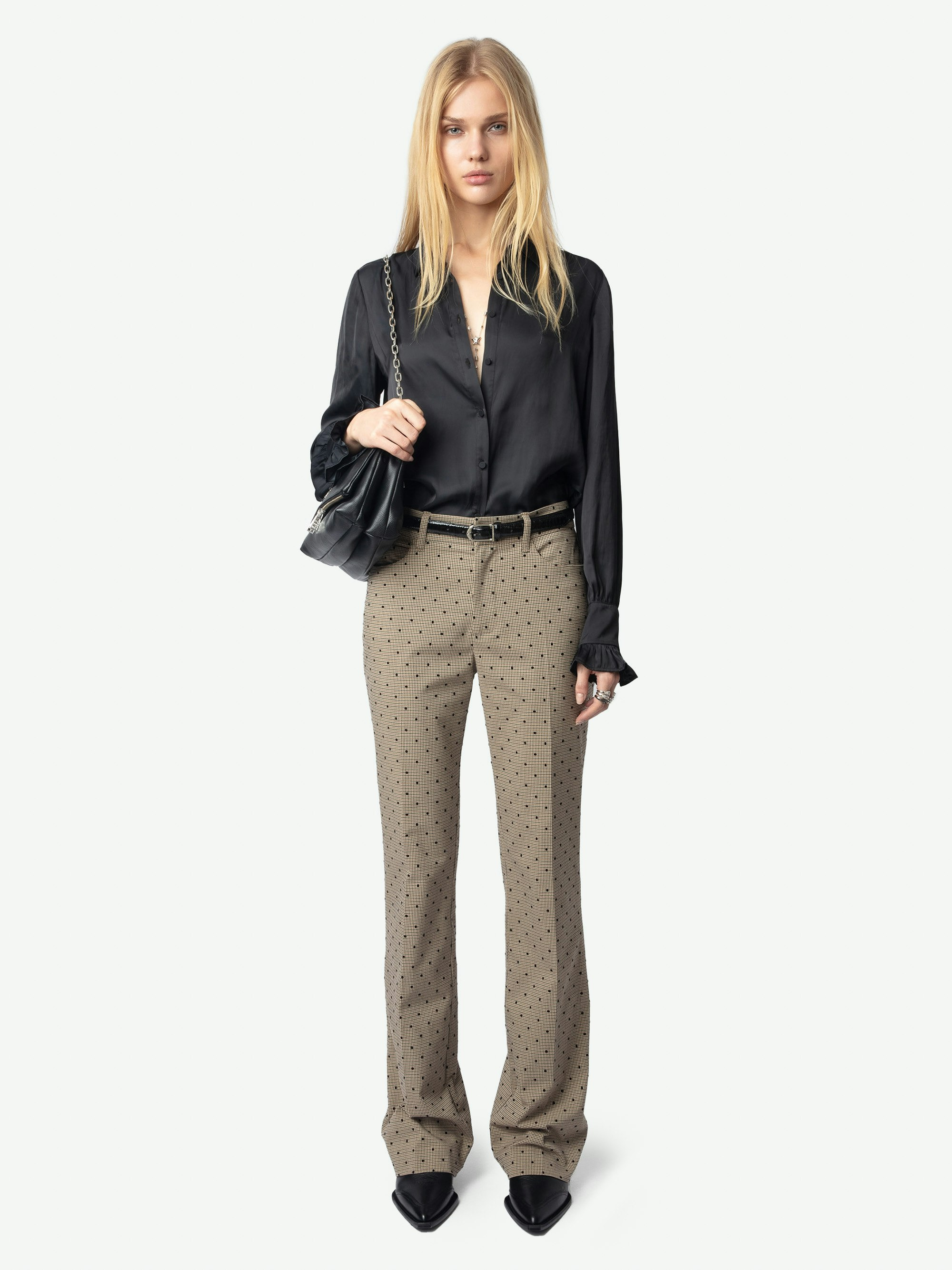 Thely Satin Shirt - 2