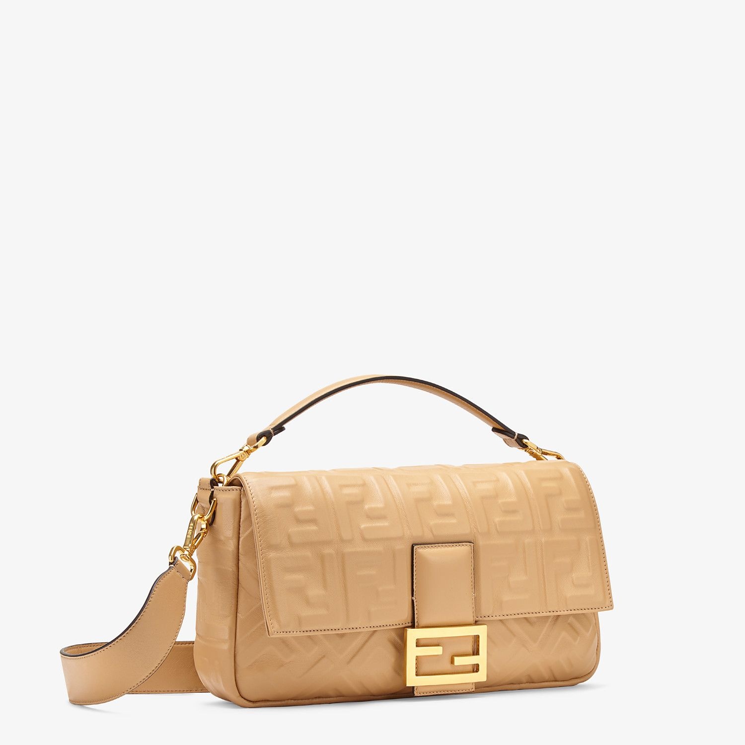 Beige leather bag - 3