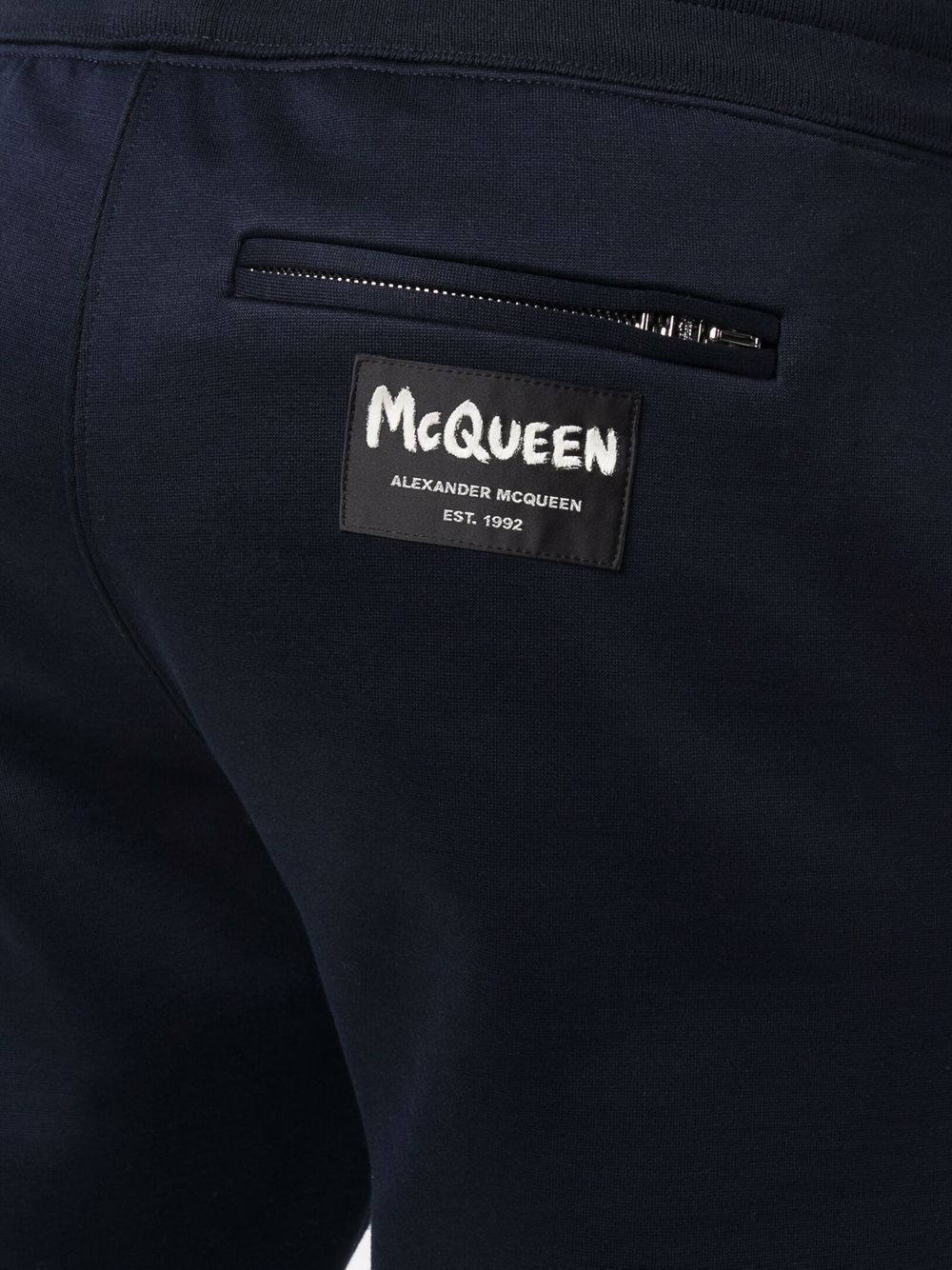 tapered logo-patch track pants - 5