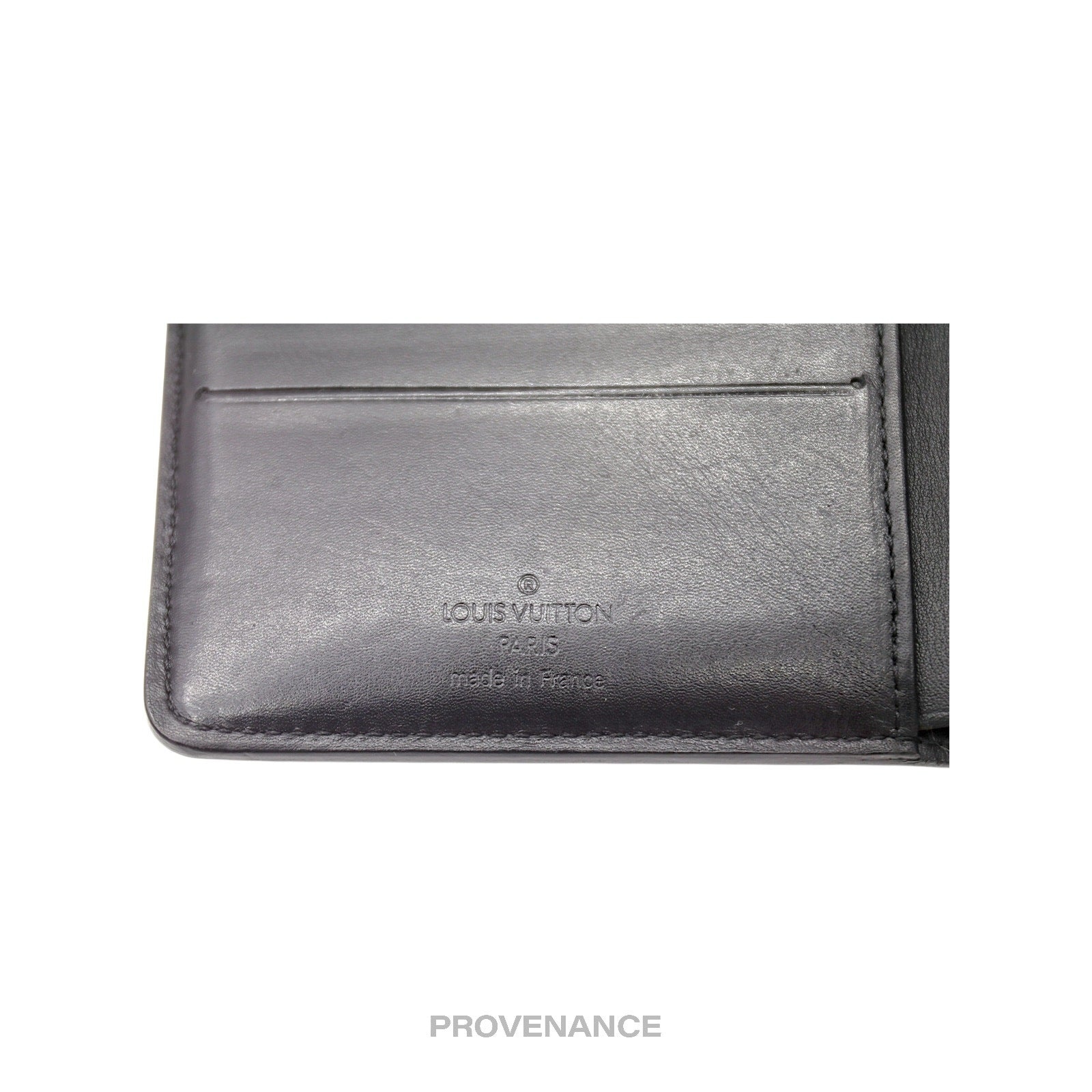 Louis Vuitton 10CC Tall Bifold Wallet - Nomade Noir Black - 7