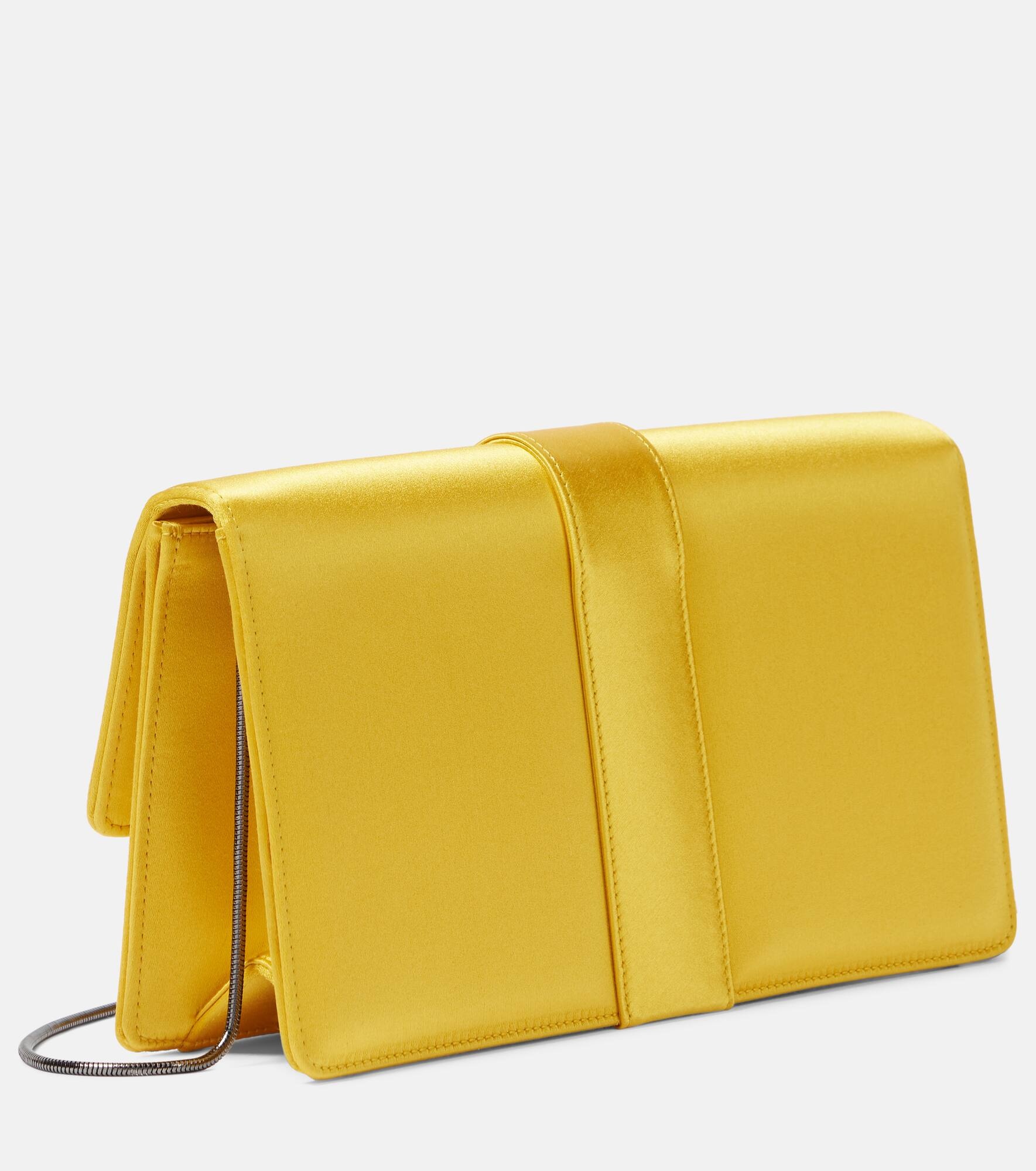Capri embellished satin clutch - 4