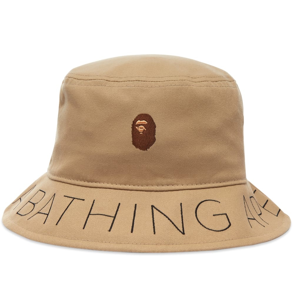 A Bathing Ape Twill Bucket Hat - 1