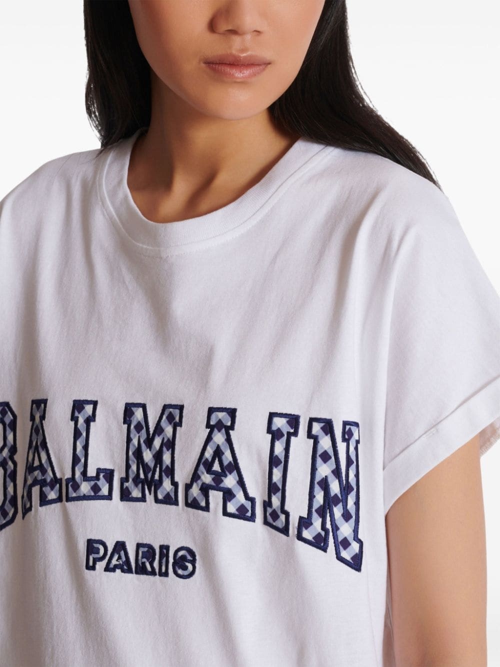 gingham Paris T-shirt - 6