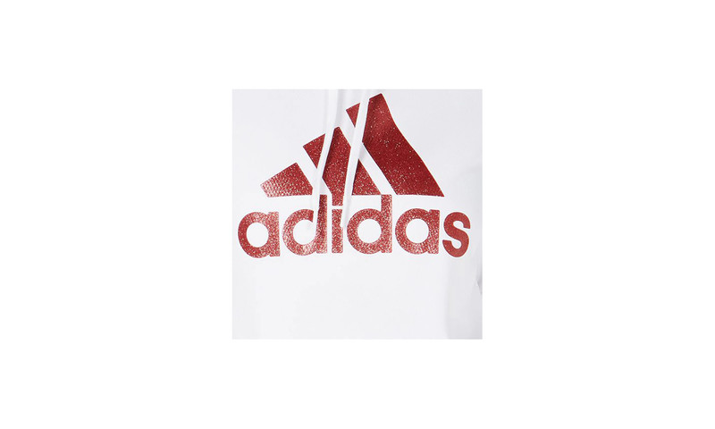 adidas Originals Shine Logo Hoodie "White" outlook