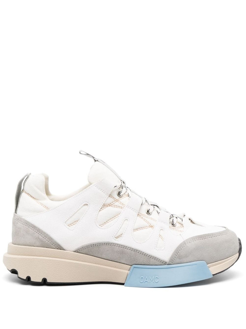 low-top colour-block sneakers 1