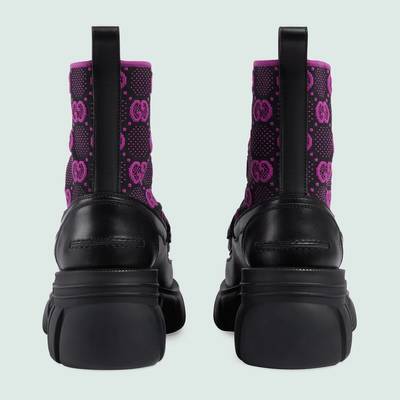 GUCCI Women's GG jersey boot with Horsebit outlook