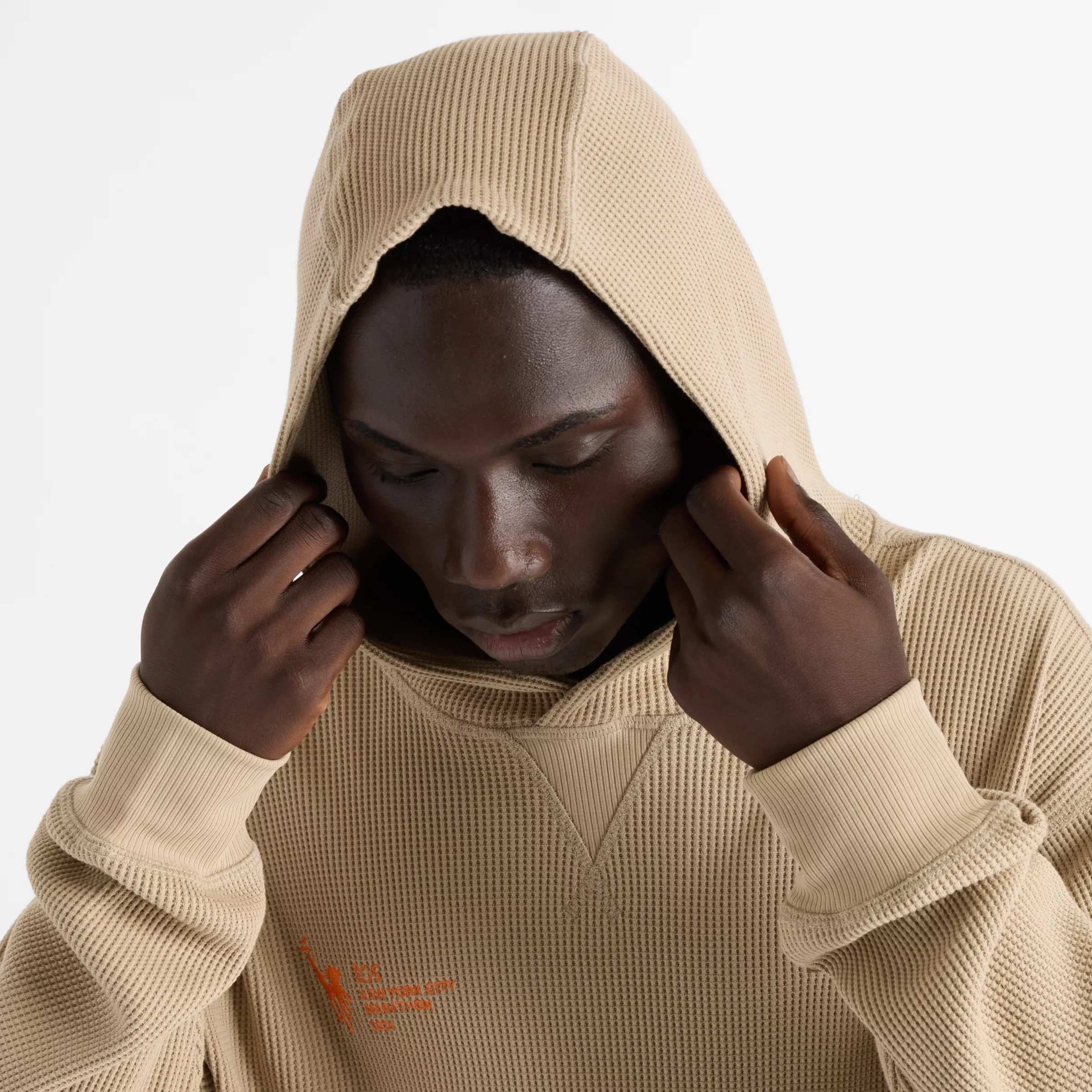 NYC Marathon Waffle Knit Hoodie - 6