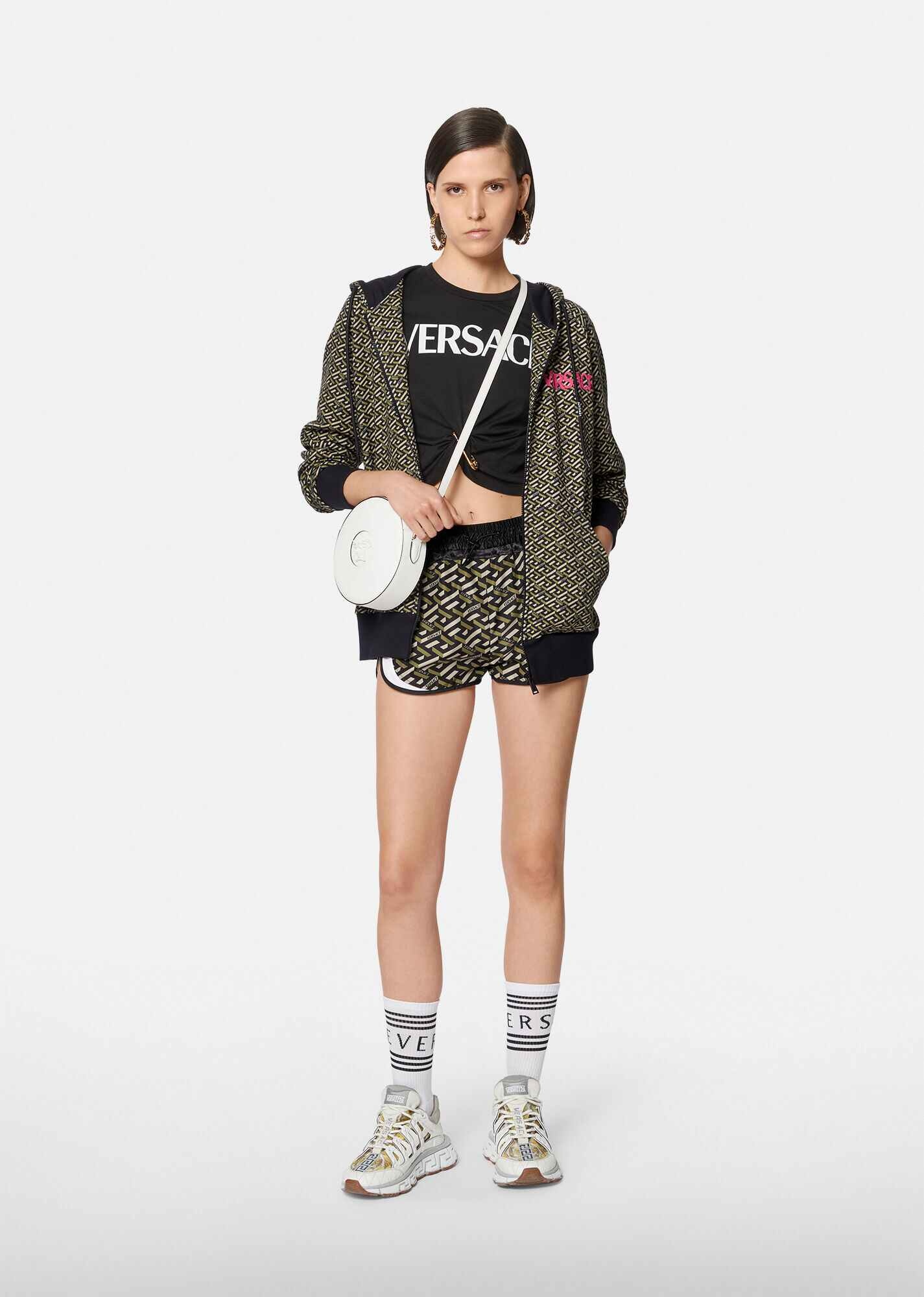 La Greca Print Shorts - 4