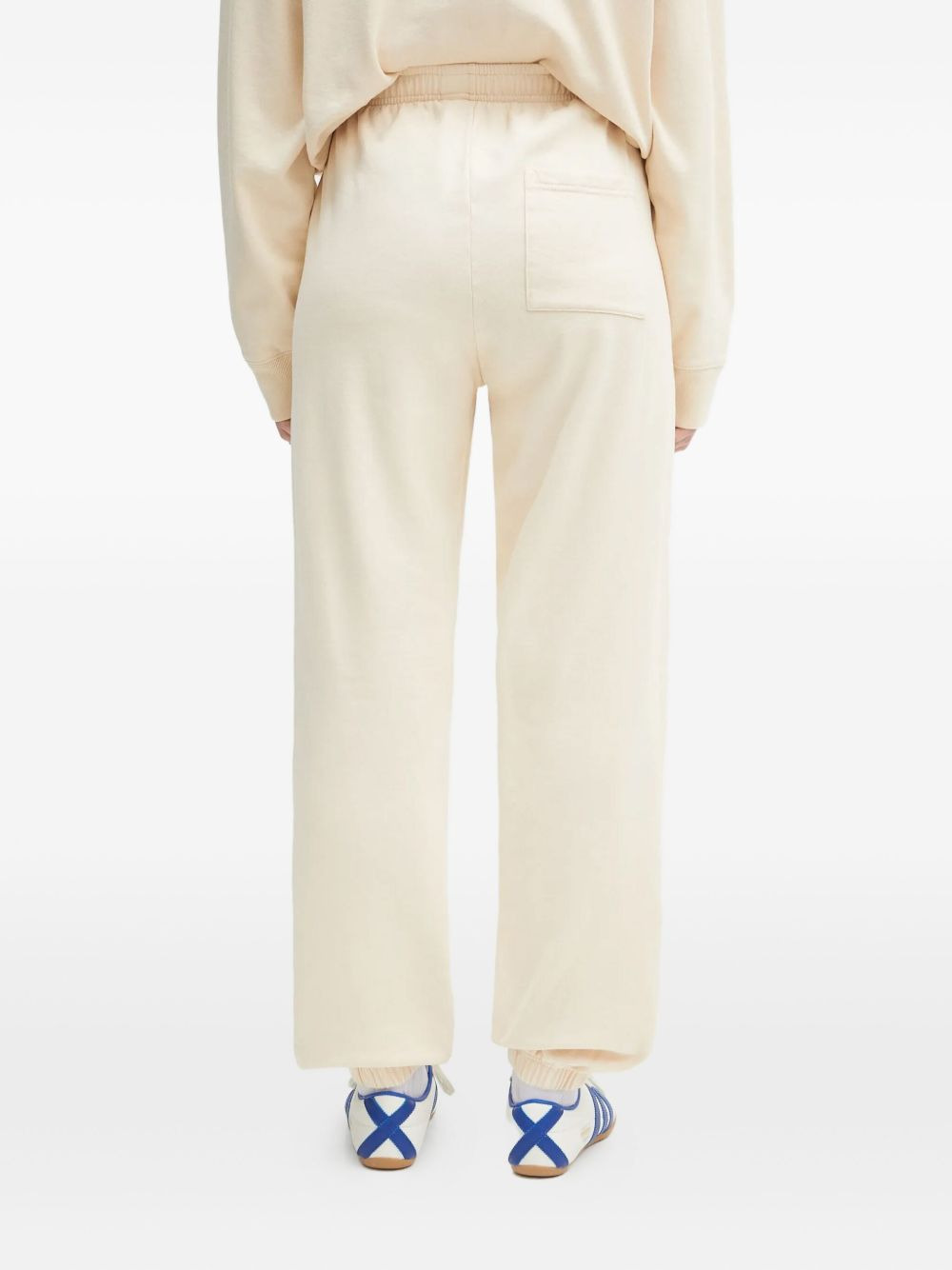 embroidered cuffed trousers - 4