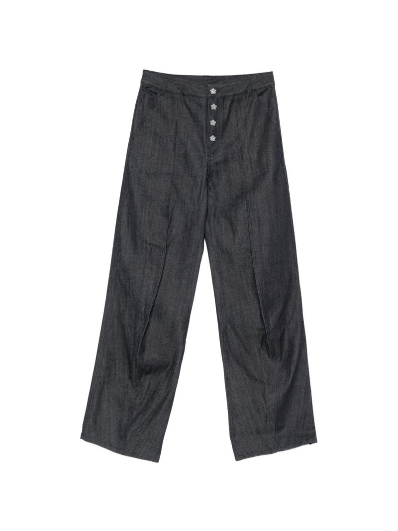 flower-button jeans 1