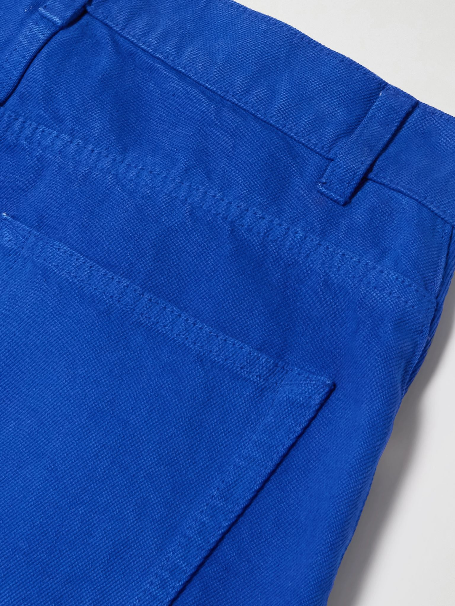 Rey high-rise straight-leg recycled jeans Cobalt blue - 5