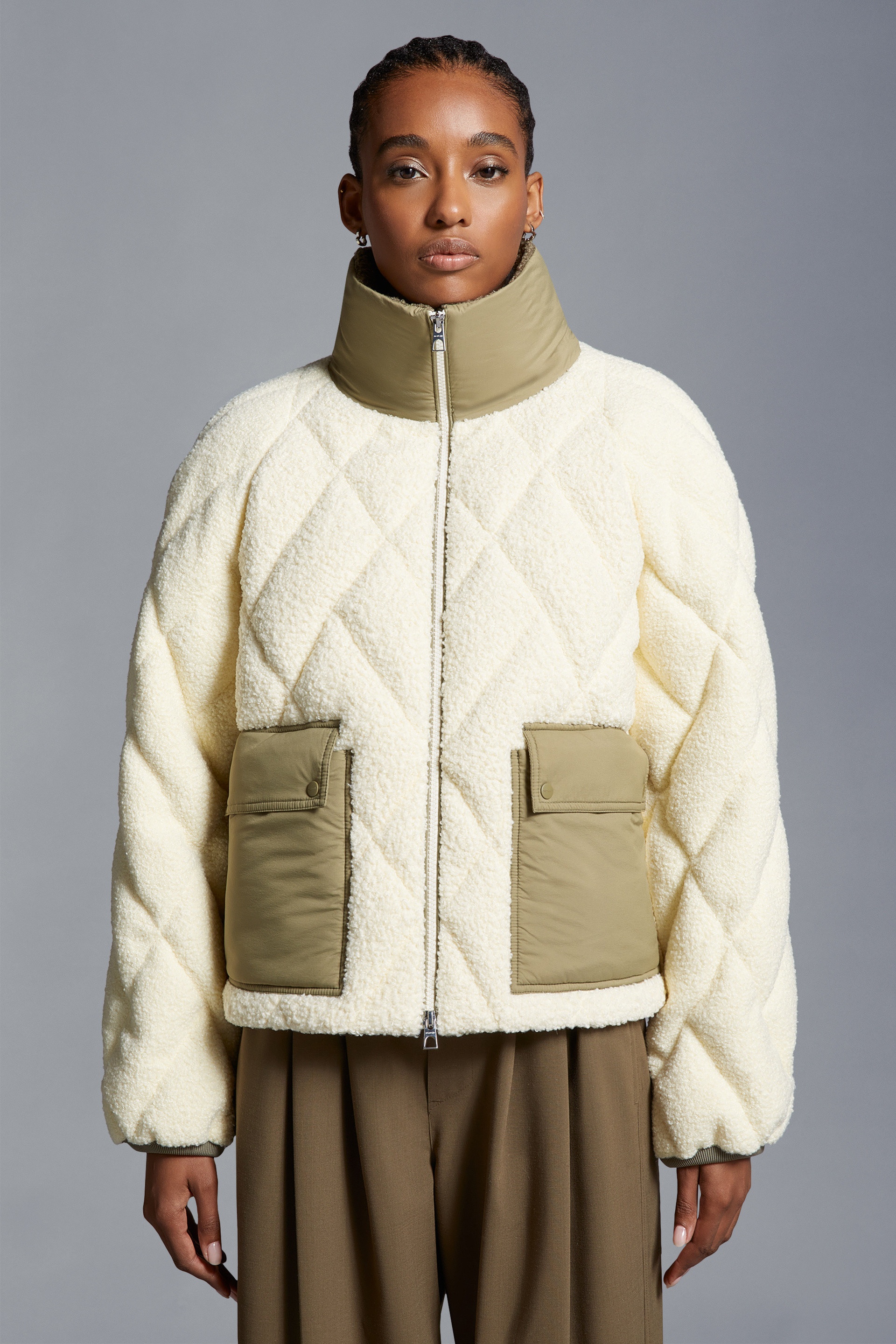 【MONCLER】JONQUILLE SHORT DOWN JACKET Moncler Jonquille Short Down Jacket | REVERSIBLE