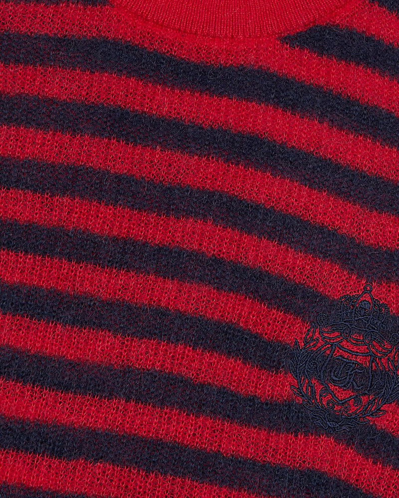 STRIPED MOHAIR SWEATER 6