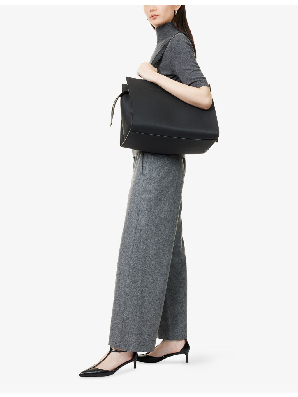 Floria Wide-Leg Stretch-Wool Trousers - 2
