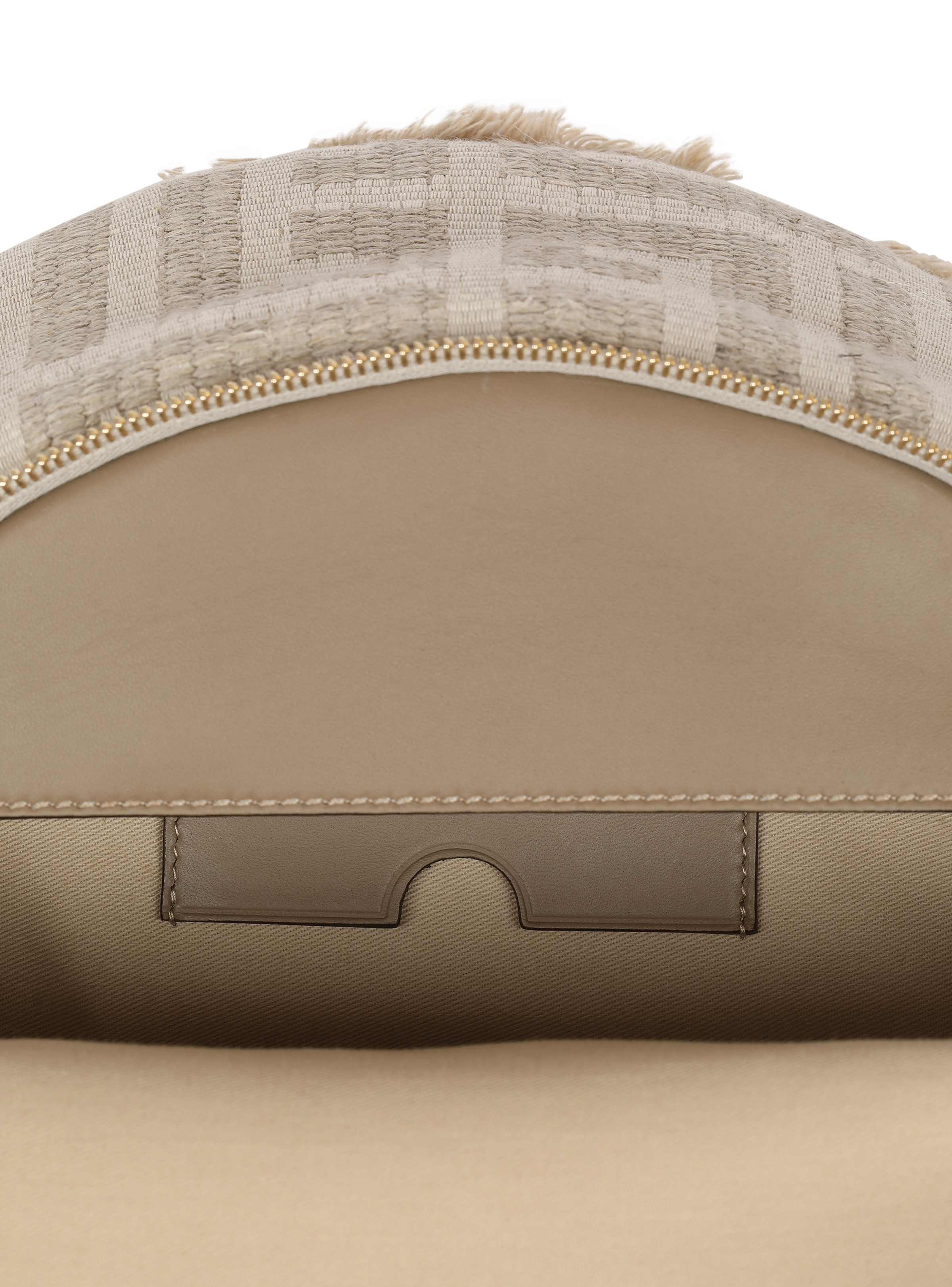 Monogrammed cotton raffia belt bag - 5
