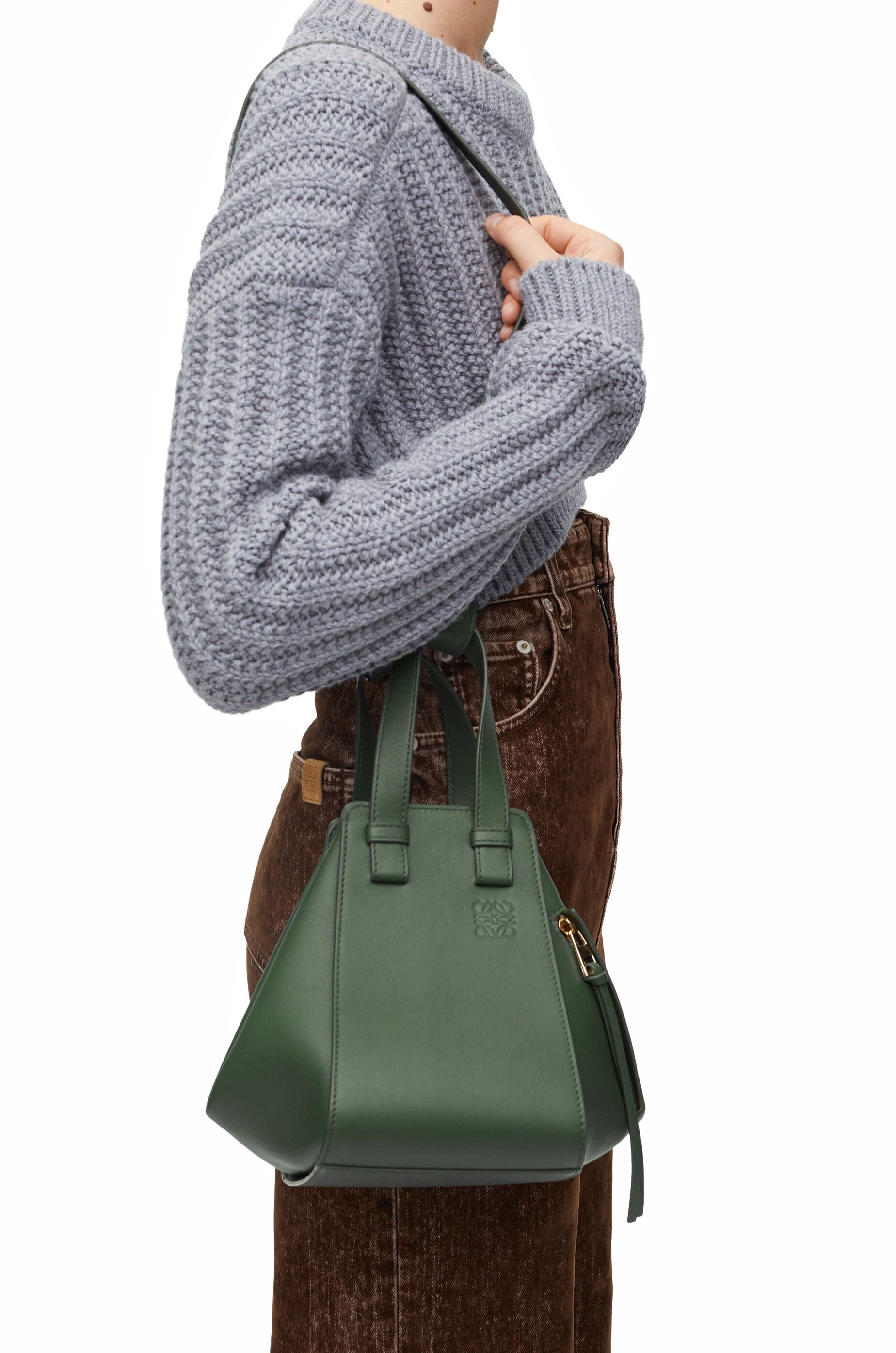 Compact Hammock bag in classic calfskin - 3