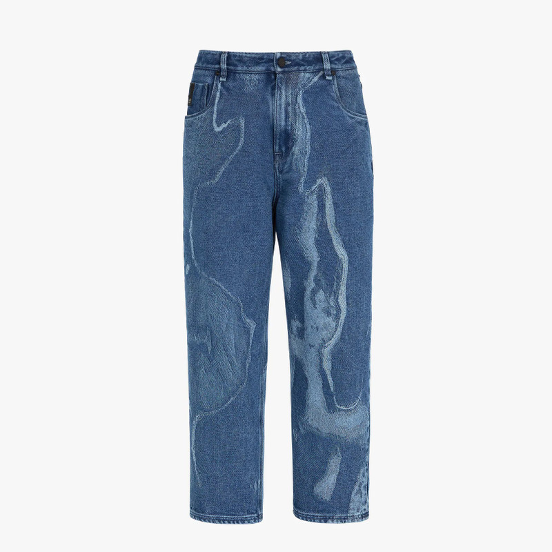 Blue denim trousers 1