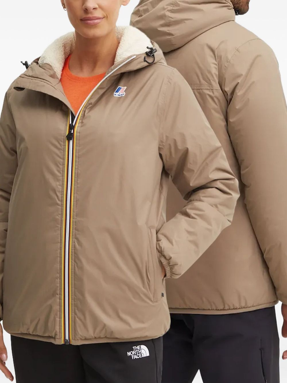 hooded padded jacket - 1